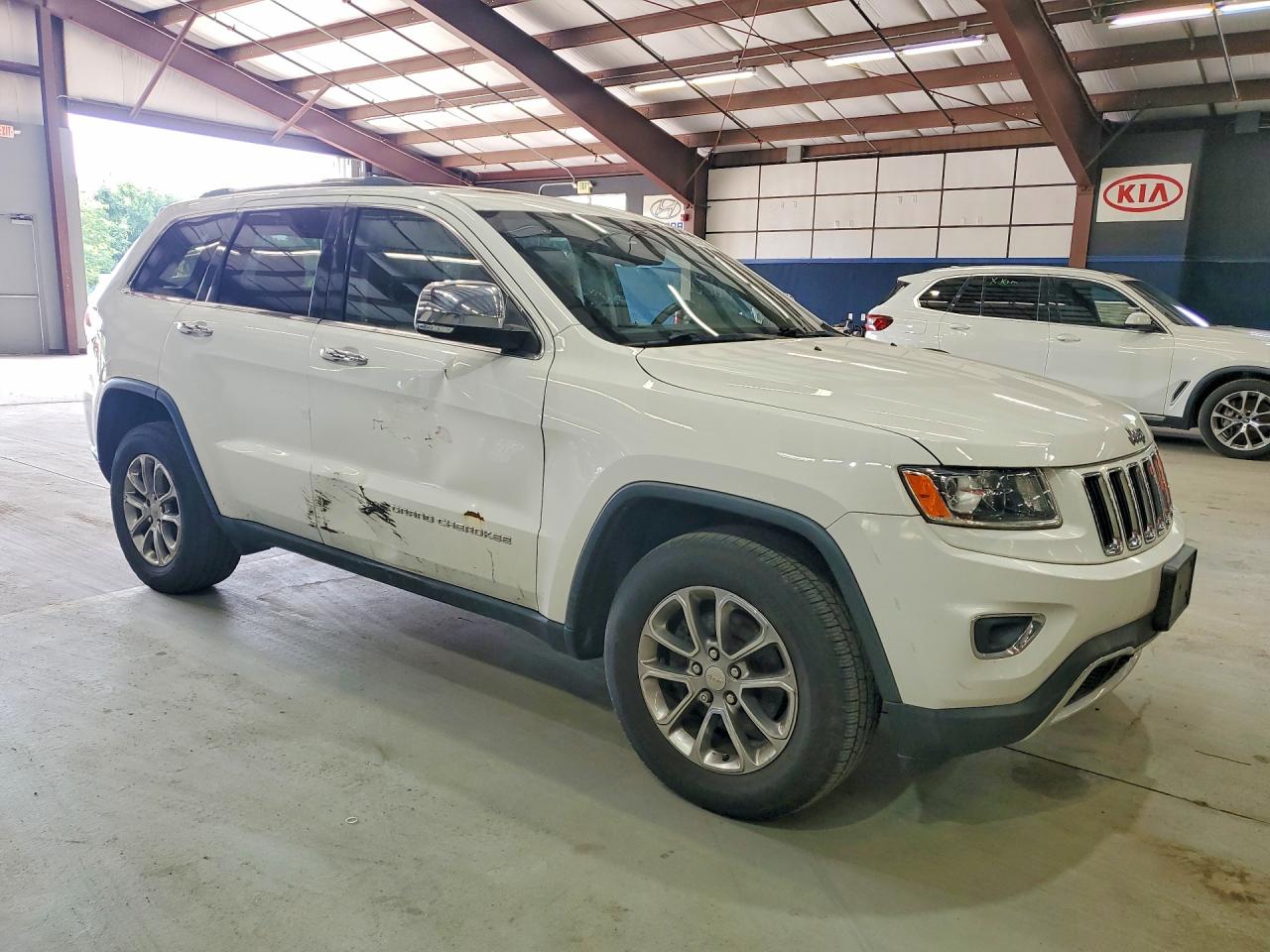 2015 Jeep Grand Cherokee Limited White vin: 1C4RJFBGXFC661673