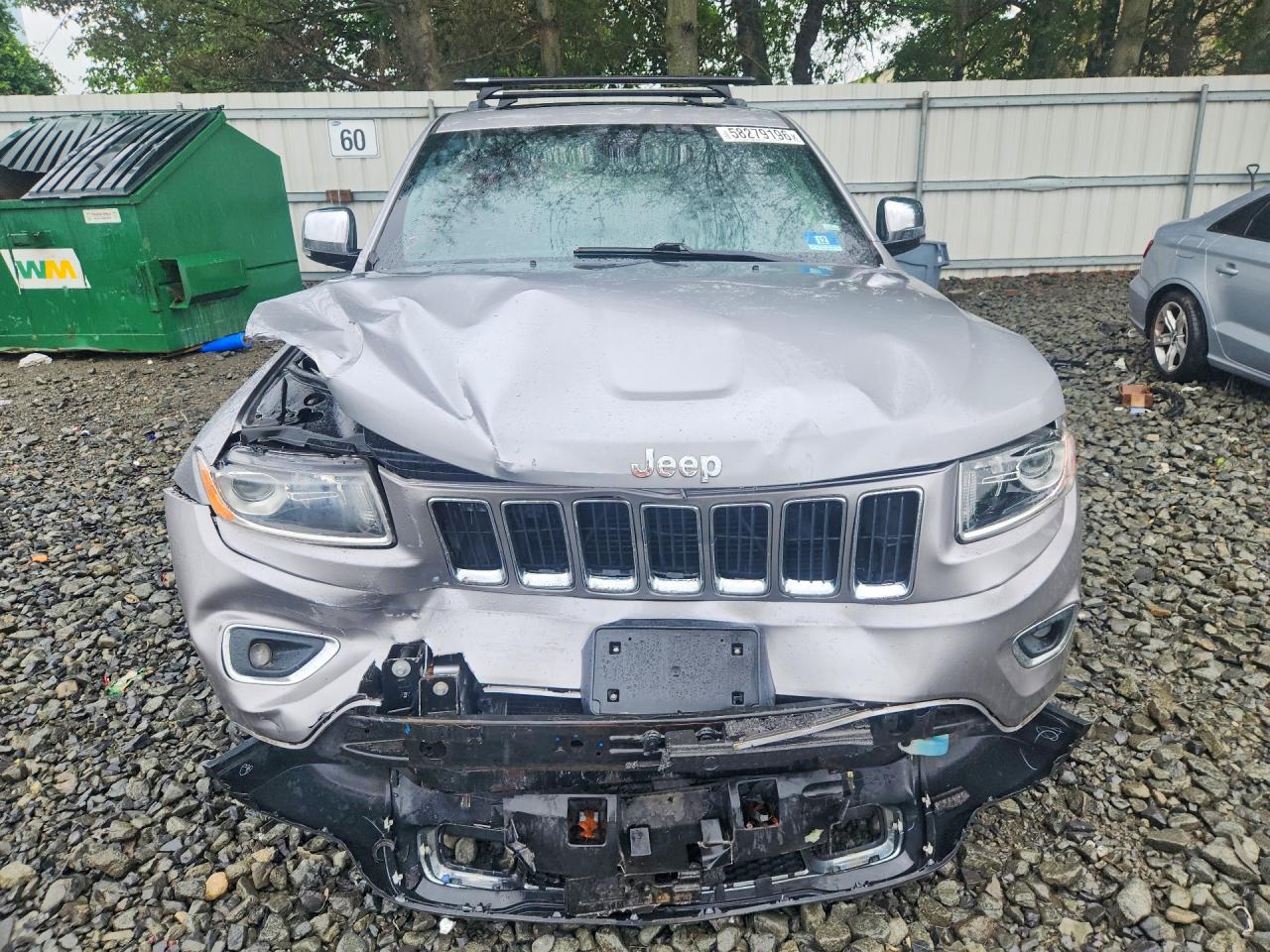 2015 Jeep Grand Cherokee Limited Silver vin: 1C4RJFBGXFC667828