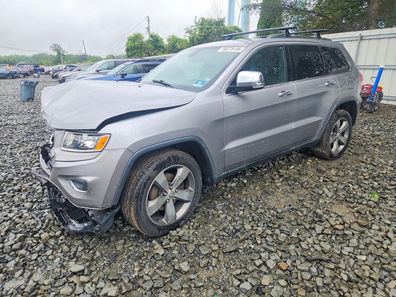 2015 Jeep Grand Cherokee Limited Silver vin: 1C4RJFBGXFC667828