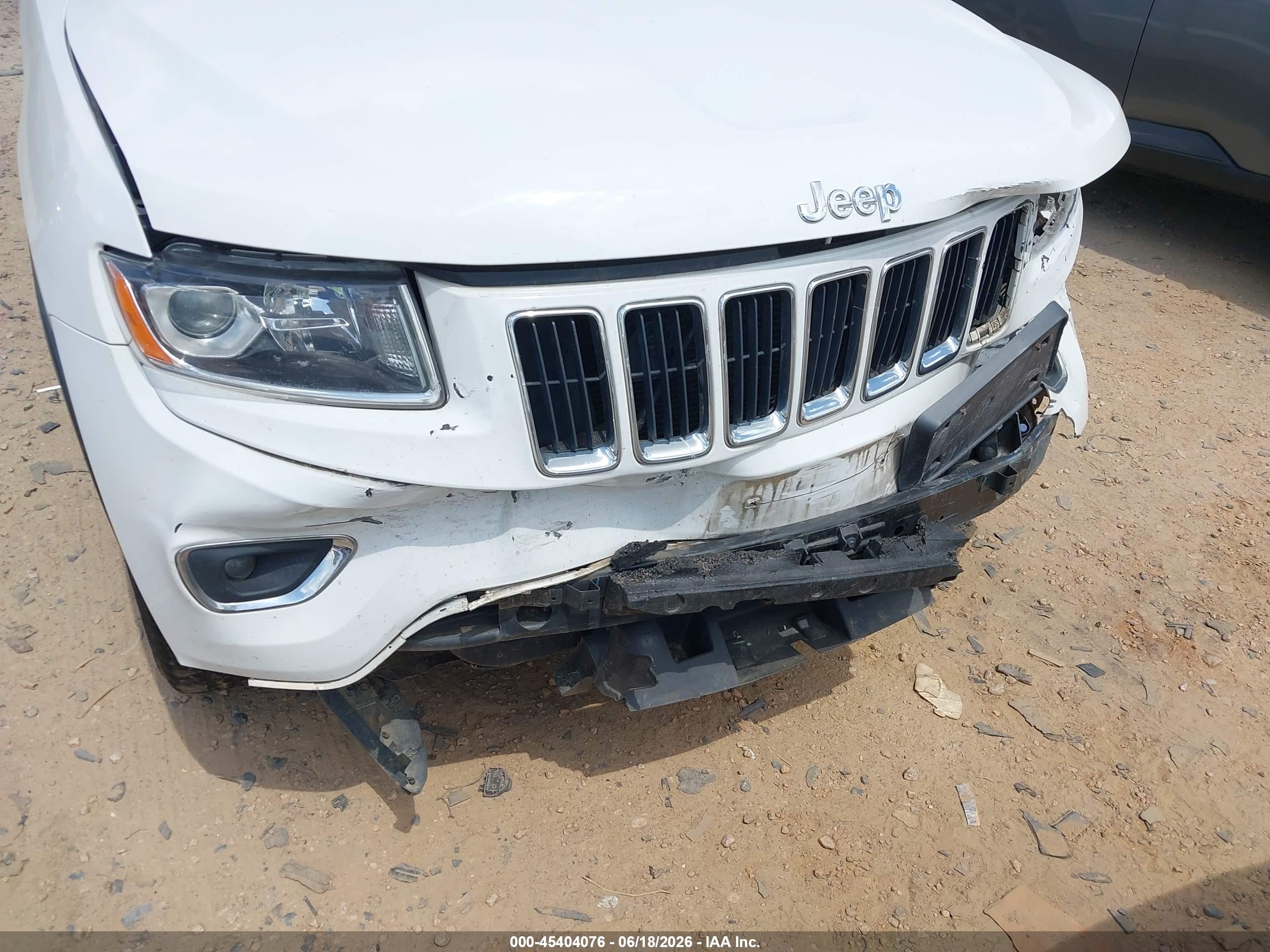 2015 Jeep Grand Cherokee Limited White vin: 1C4RJFBGXFC679042