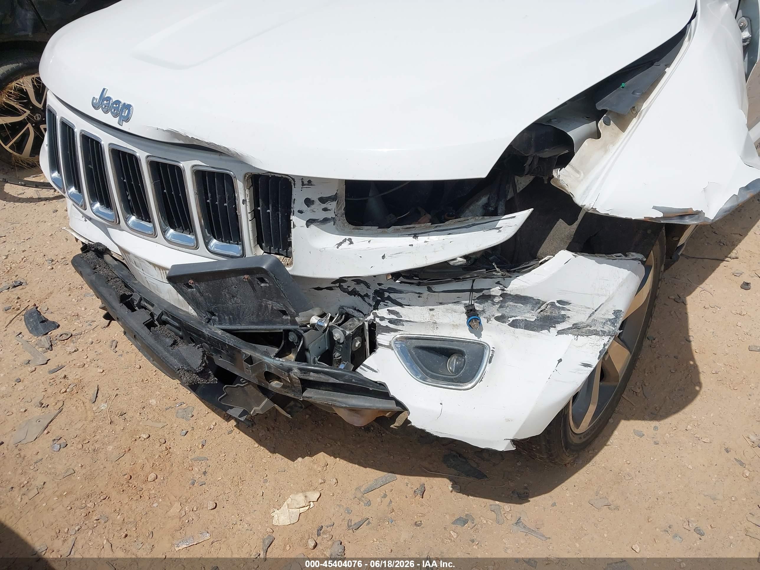 2015 Jeep Grand Cherokee Limited White vin: 1C4RJFBGXFC679042