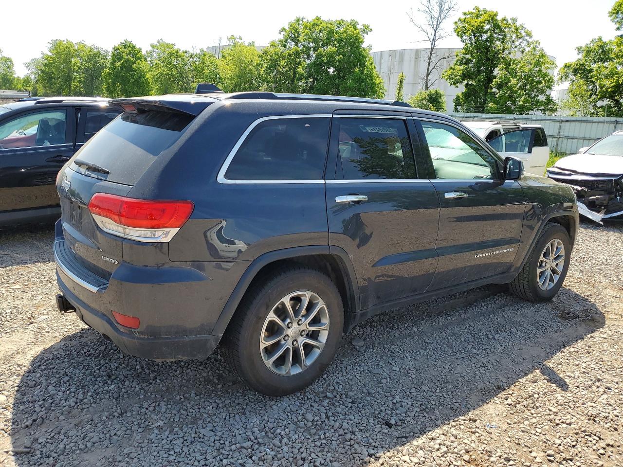 2015 Jeep Grand Cherokee Limited Black vin: 1C4RJFBGXFC680921