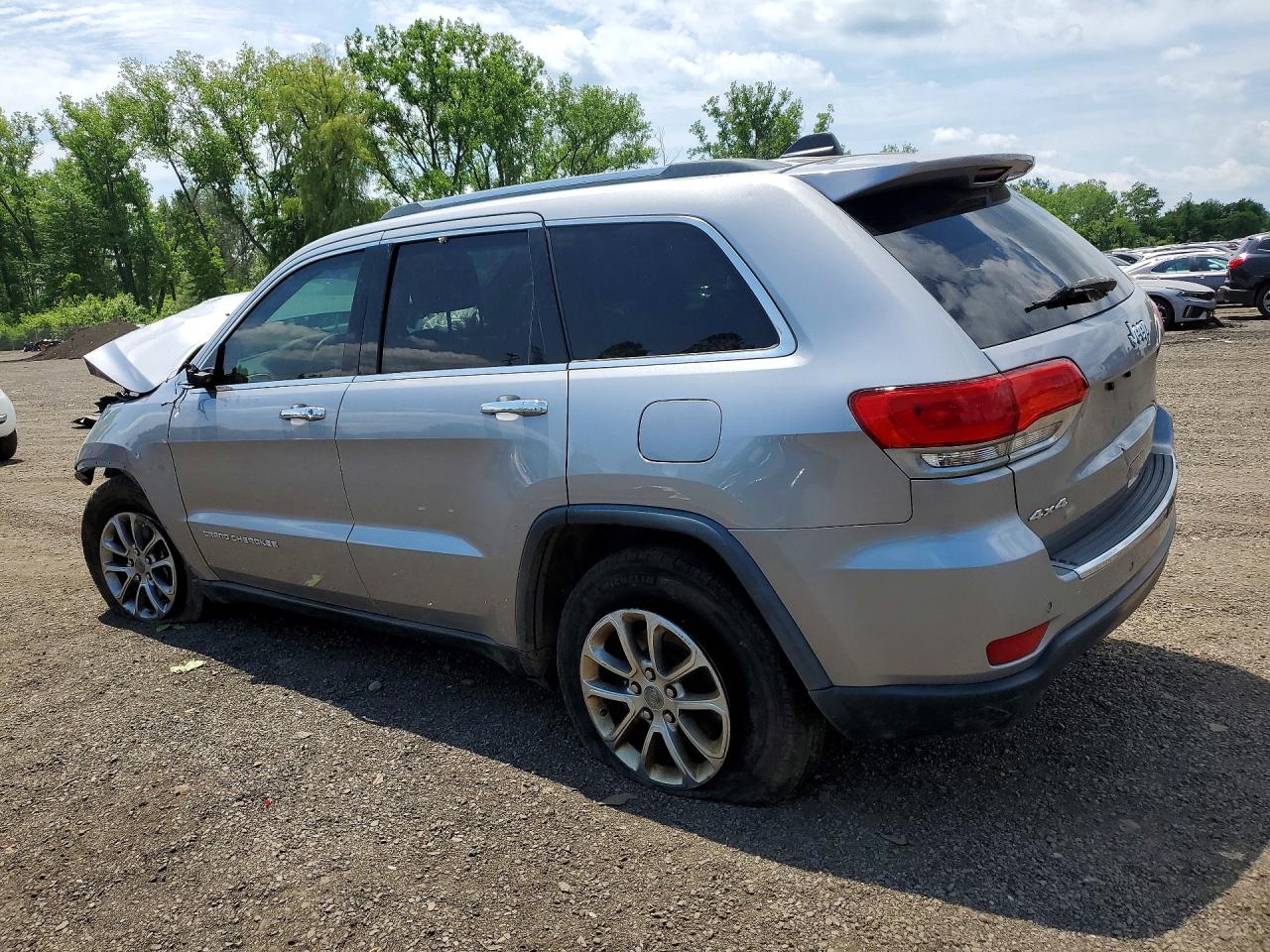 2015 Jeep Grand Cherokee Limited Серебряный vin: 1C4RJFBGXFC685200