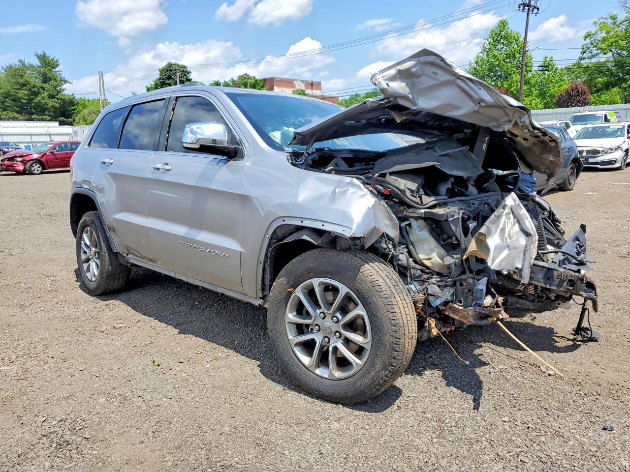 2015 Jeep Grand Cherokee Limited Серебряный vin: 1C4RJFBGXFC685200