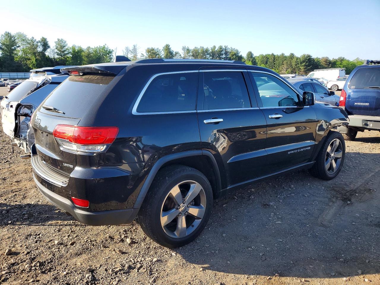 2015 Jeep Grand Cherokee Limited Black vin: 1C4RJFBGXFC699646