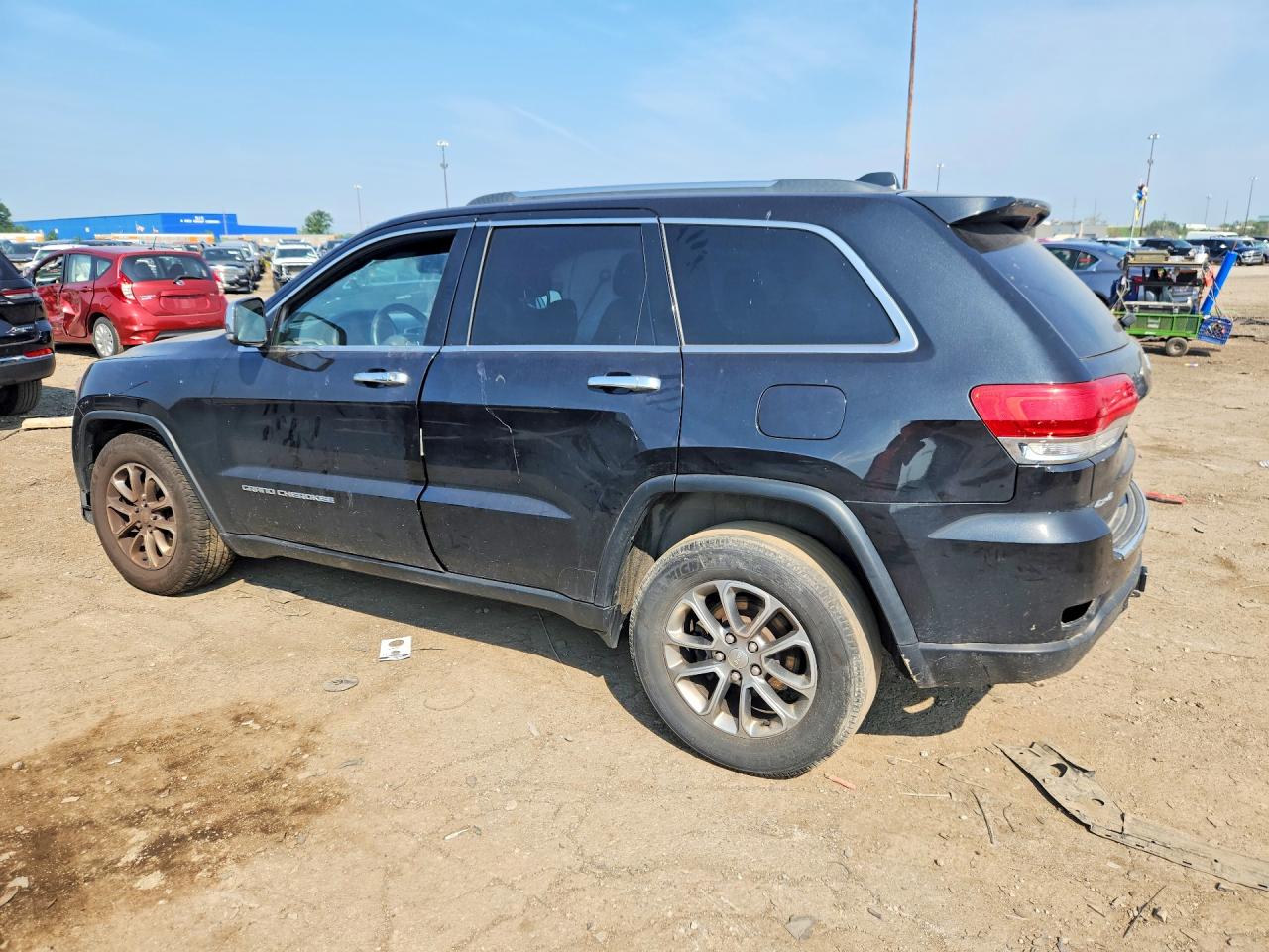 2015 Jeep Grand Cherokee Limited Черный vin: 1C4RJFBGXFC706661