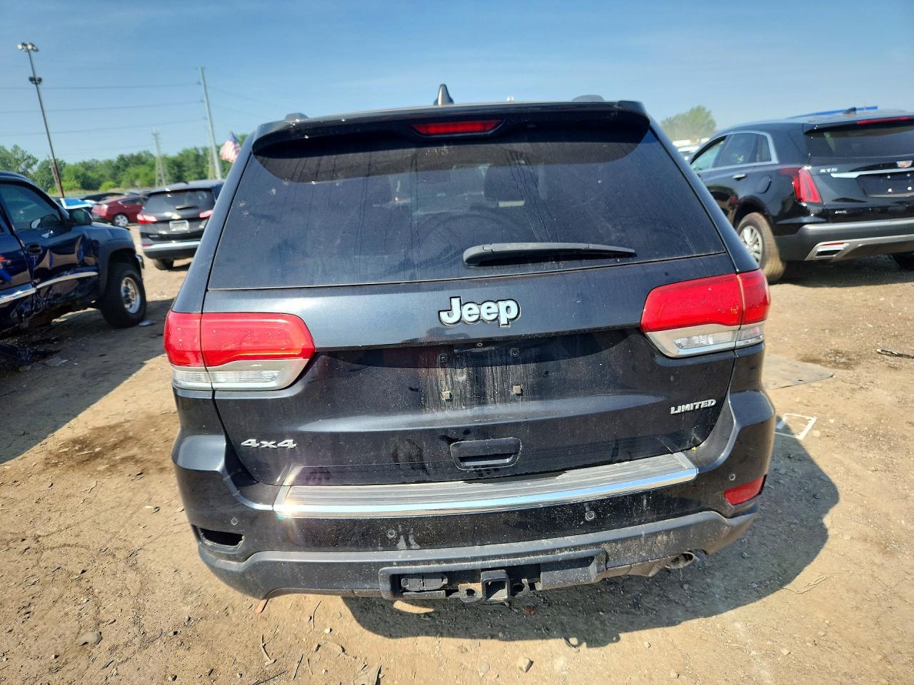 2015 Jeep Grand Cherokee Limited Черный vin: 1C4RJFBGXFC706661