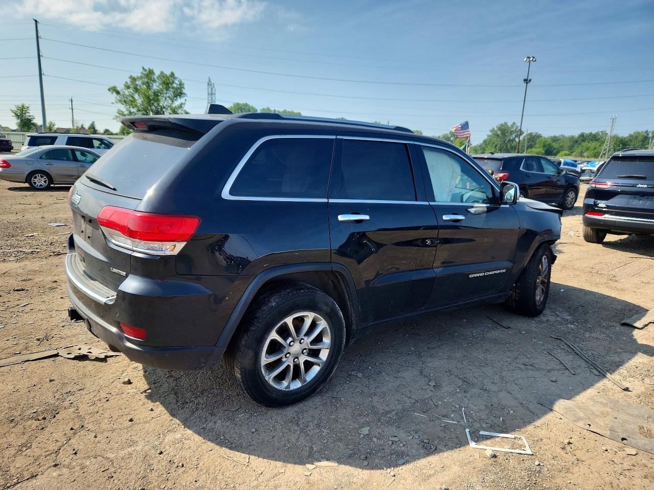 2015 Jeep Grand Cherokee Limited Черный vin: 1C4RJFBGXFC706661
