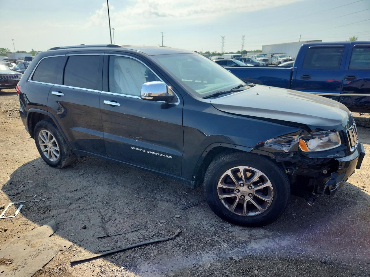 2015 Jeep Grand Cherokee Limited Черный vin: 1C4RJFBGXFC706661
