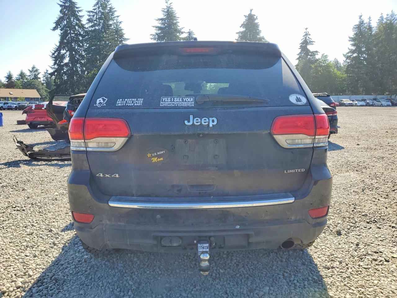 2015 Jeep Grand Cherokee Limited Charcoal vin: 1C4RJFBGXFC731866