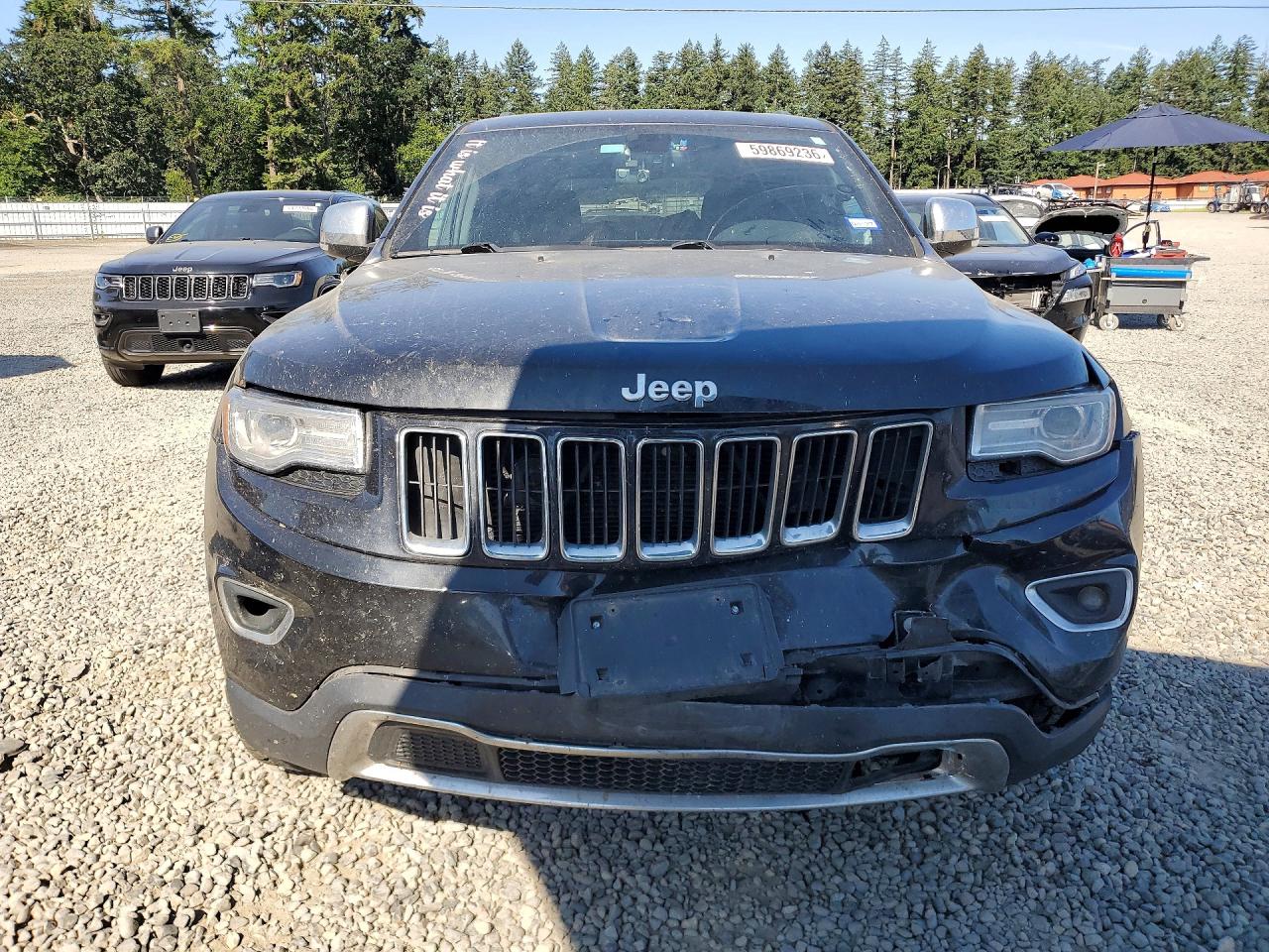 2015 Jeep Grand Cherokee Limited Charcoal vin: 1C4RJFBGXFC731866