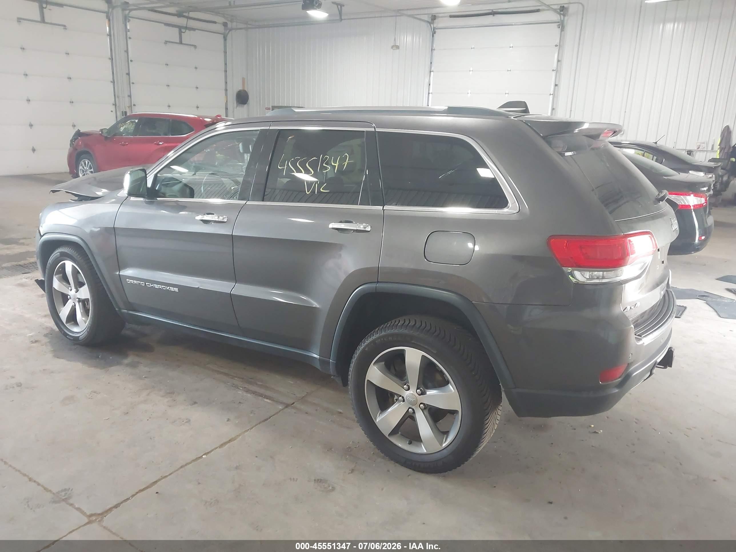 2015 Jeep Grand Cherokee Limited Brown vin: 1C4RJFBGXFC733651