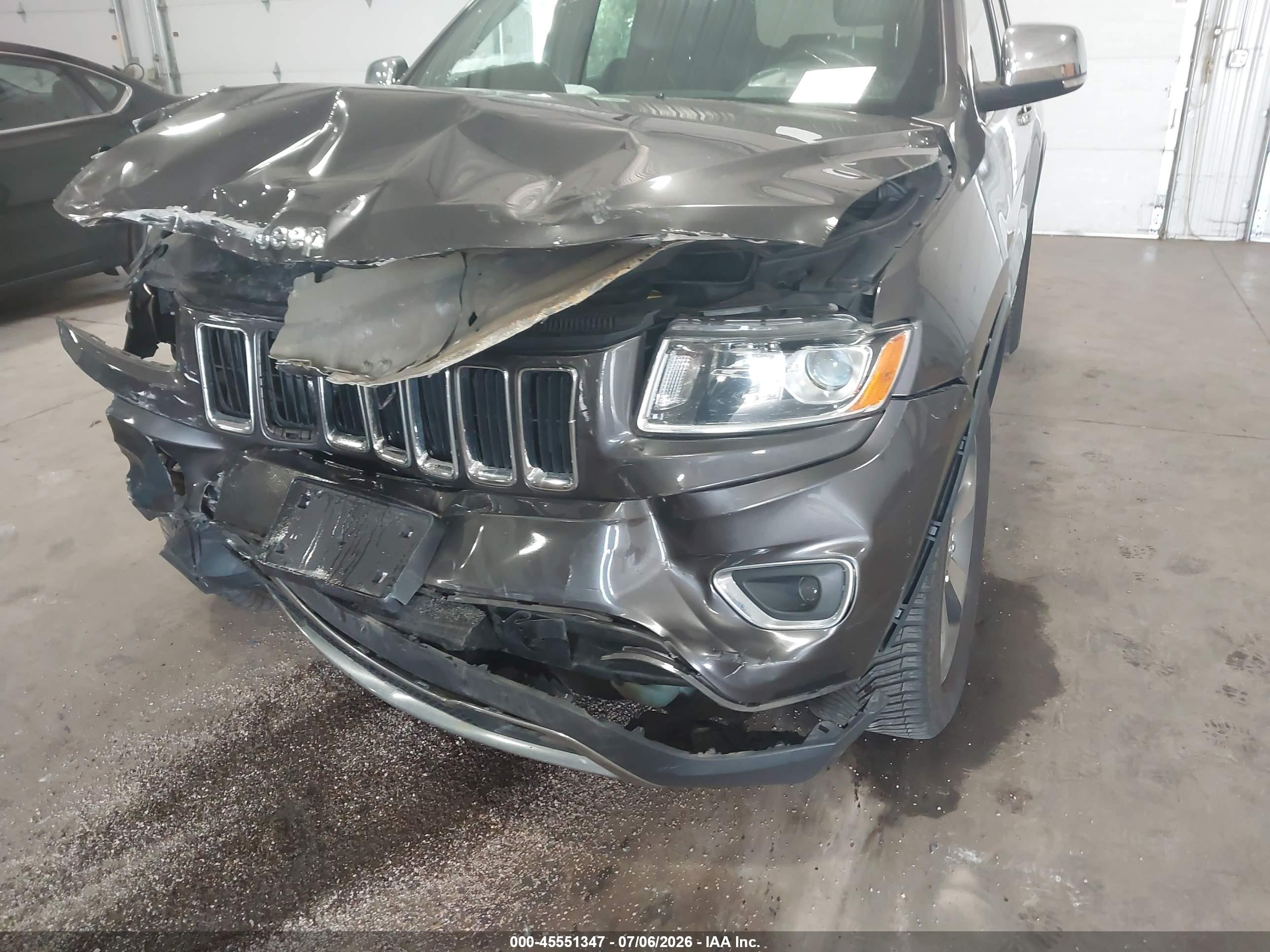 2015 Jeep Grand Cherokee Limited Brown vin: 1C4RJFBGXFC733651