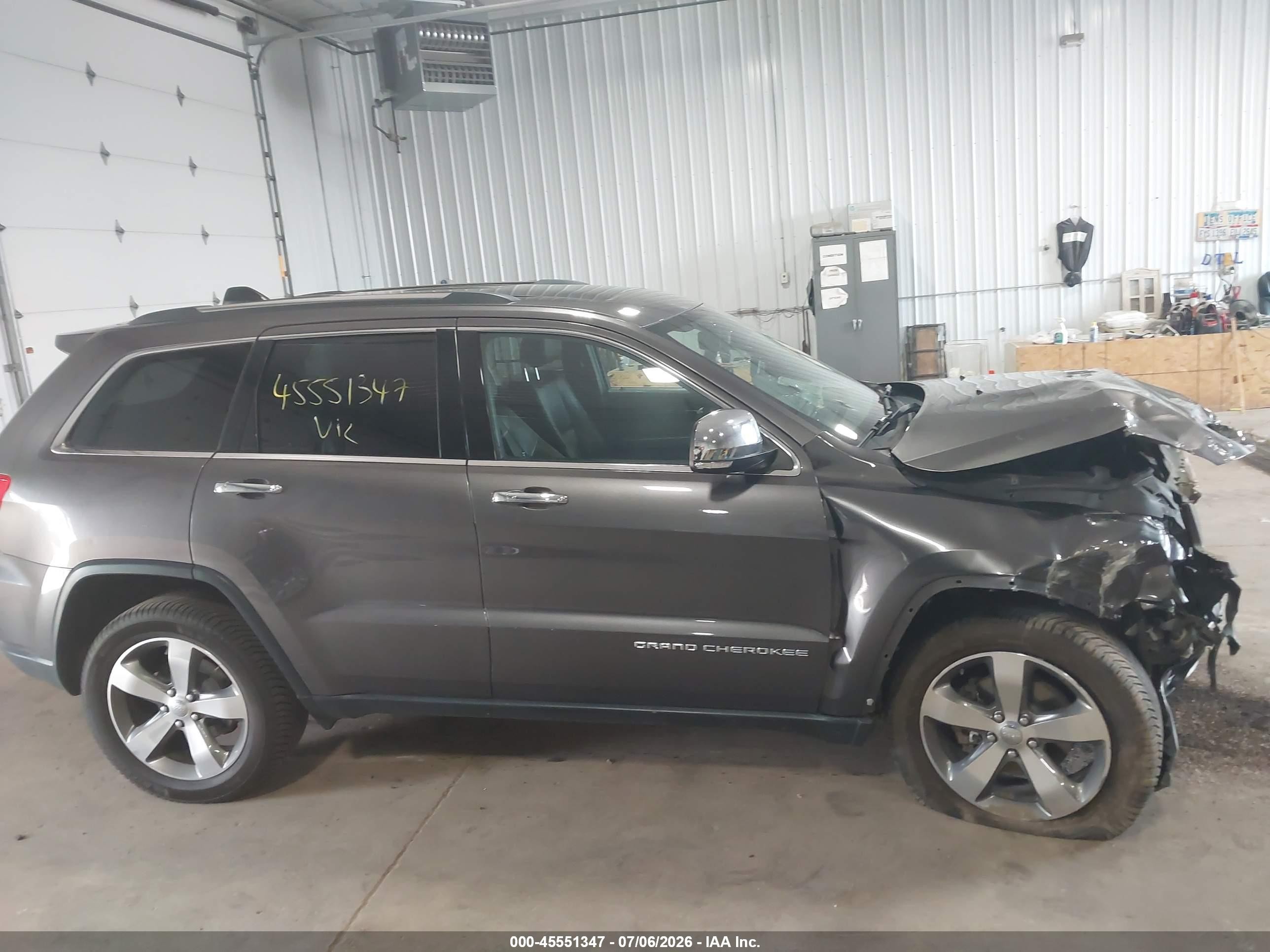 2015 Jeep Grand Cherokee Limited Brown vin: 1C4RJFBGXFC733651