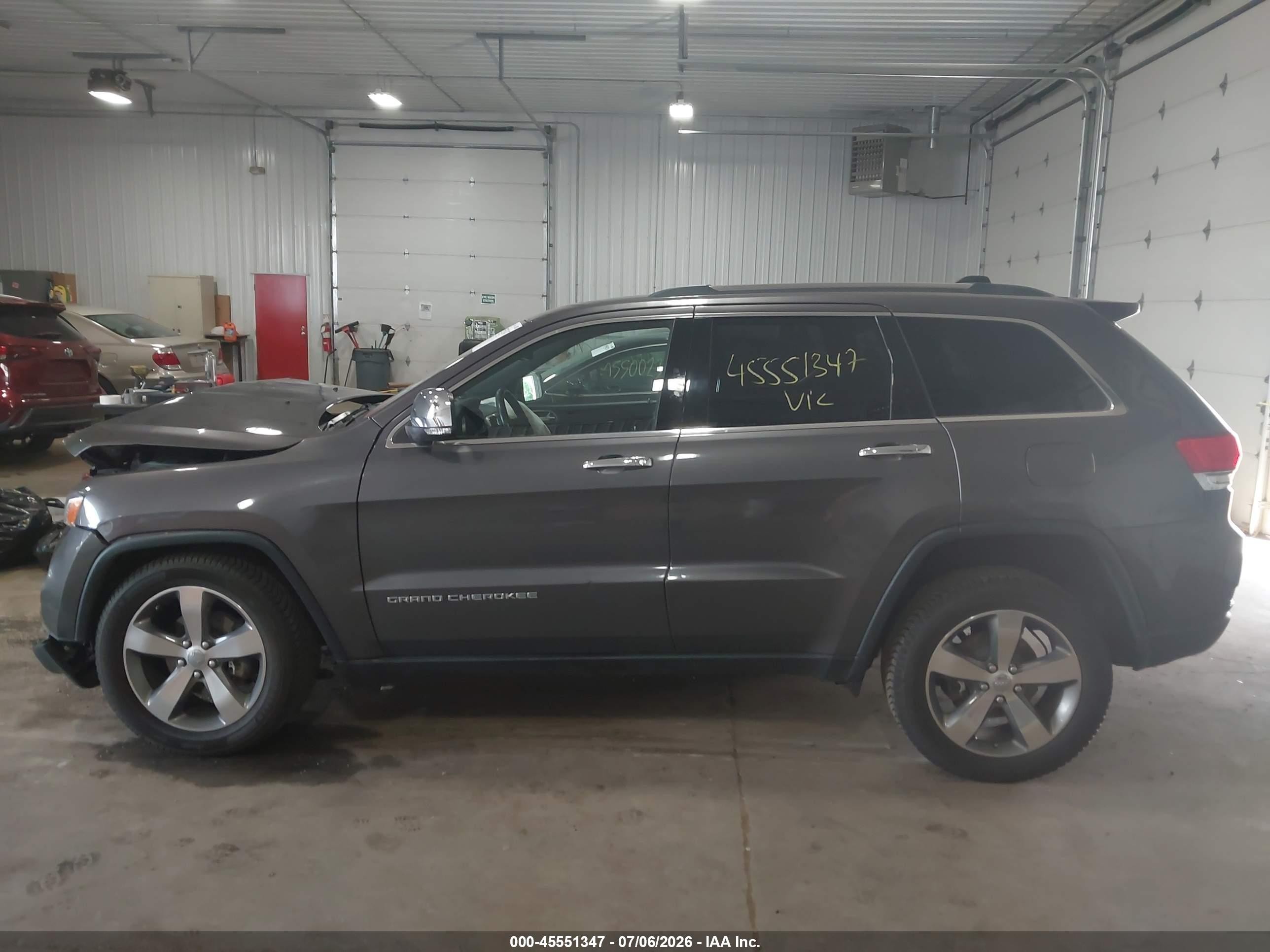 2015 Jeep Grand Cherokee Limited Brown vin: 1C4RJFBGXFC733651