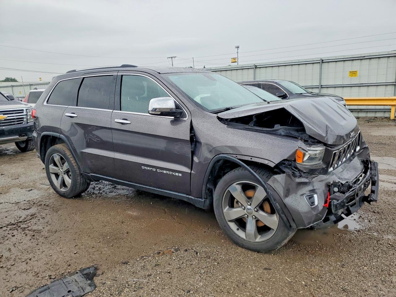2015 Jeep Grand Cherokee Limited Gray vin: 1C4RJFBGXFC739465