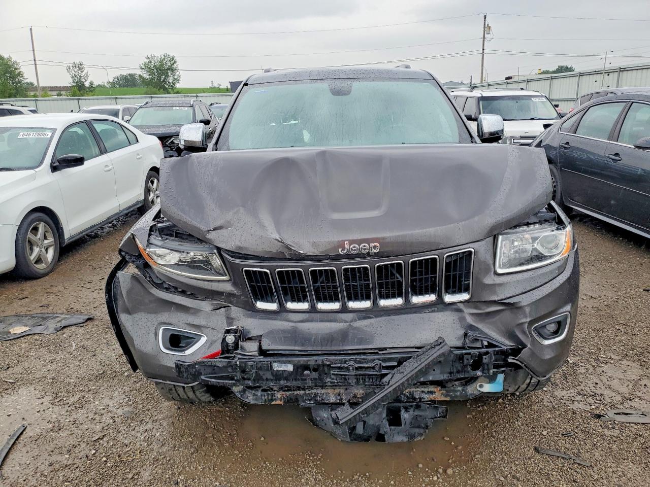 2015 Jeep Grand Cherokee Limited Gray vin: 1C4RJFBGXFC739465