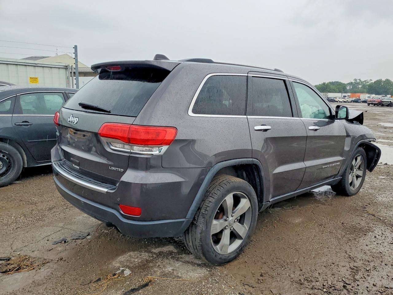 2015 Jeep Grand Cherokee Limited Gray vin: 1C4RJFBGXFC739465
