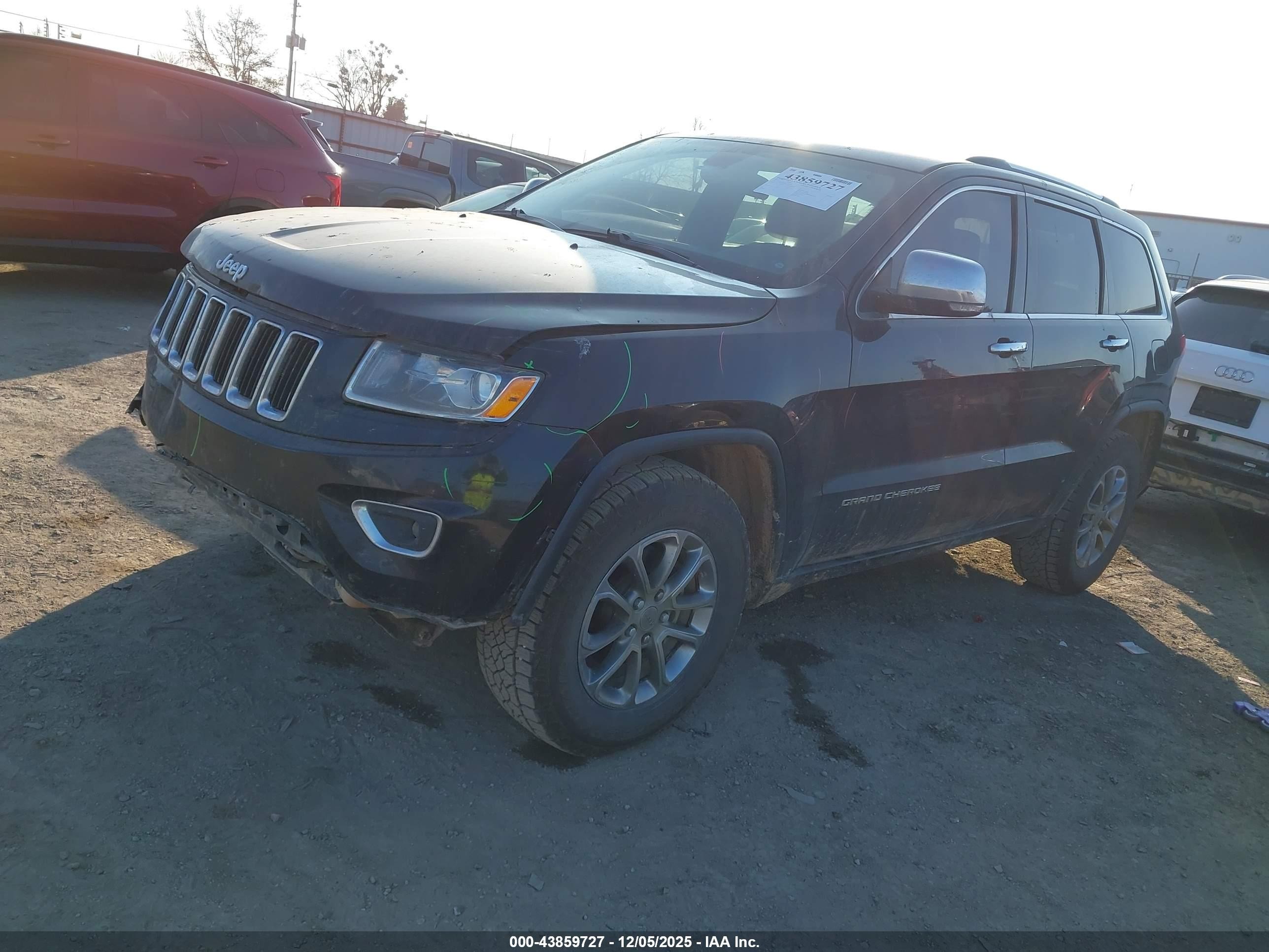 2015 Jeep Grand Cherokee Limited Black vin: 1C4RJFBGXFC751762