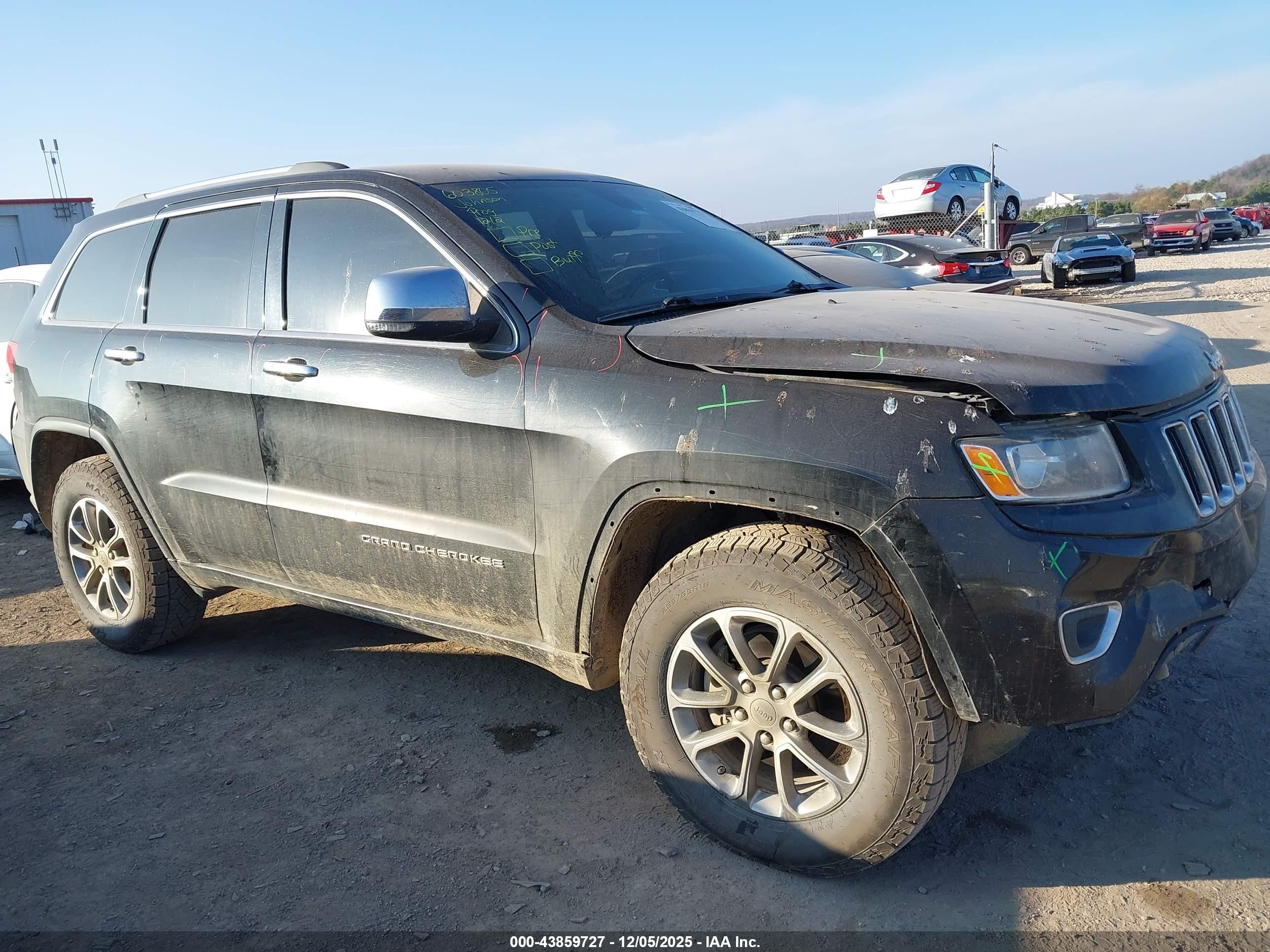 2015 Jeep Grand Cherokee Limited Black vin: 1C4RJFBGXFC751762