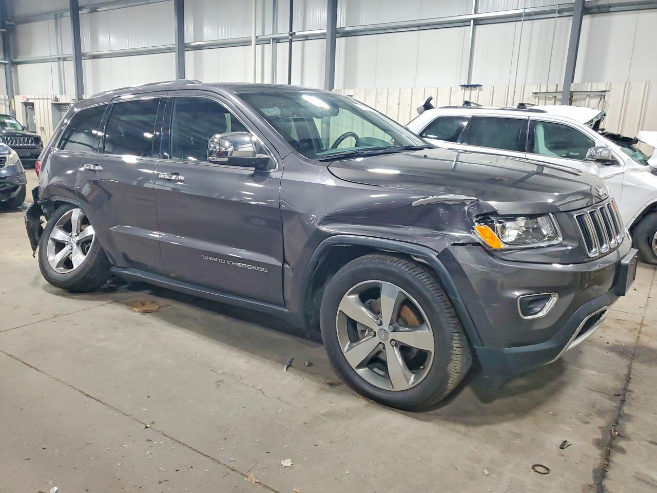 2015 Jeep Grand Cherokee Limited Gray vin: 1C4RJFBGXFC778704