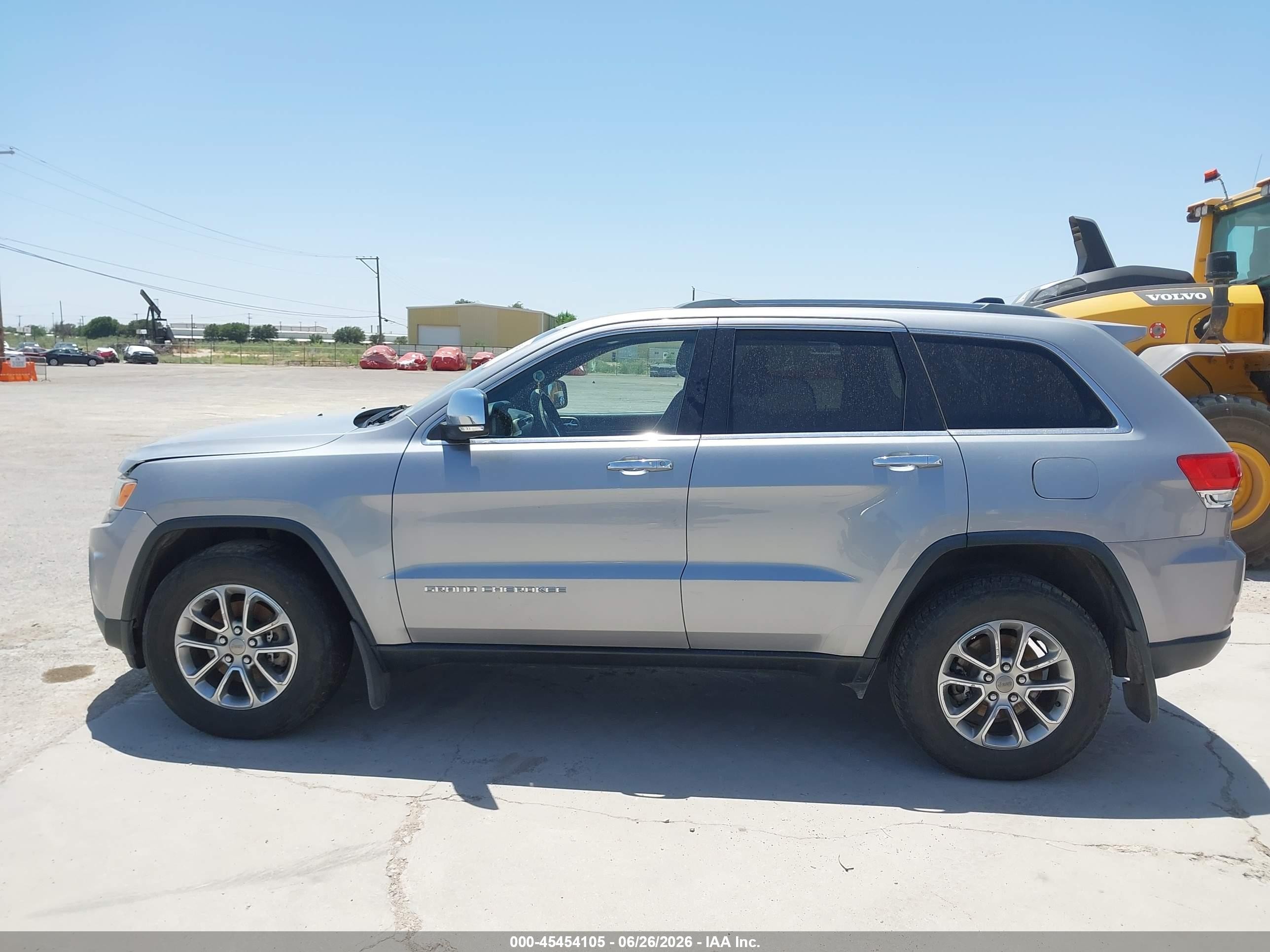 2015 Jeep Grand Cherokee Limited Black vin: 1C4RJFBGXFC812897