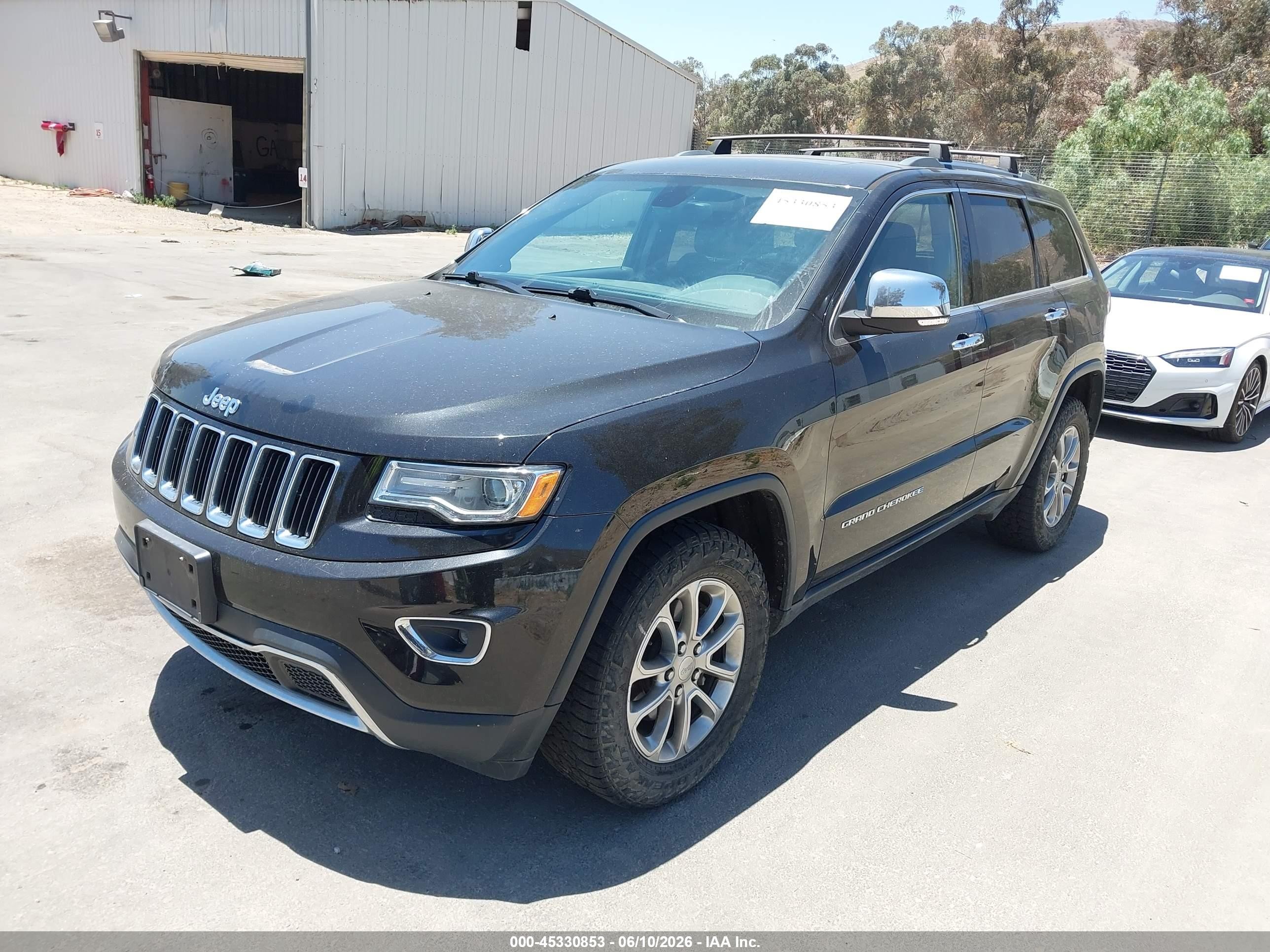 2015 Jeep Grand Cherokee Limited Серый vin: 1C4RJFBGXFC886627