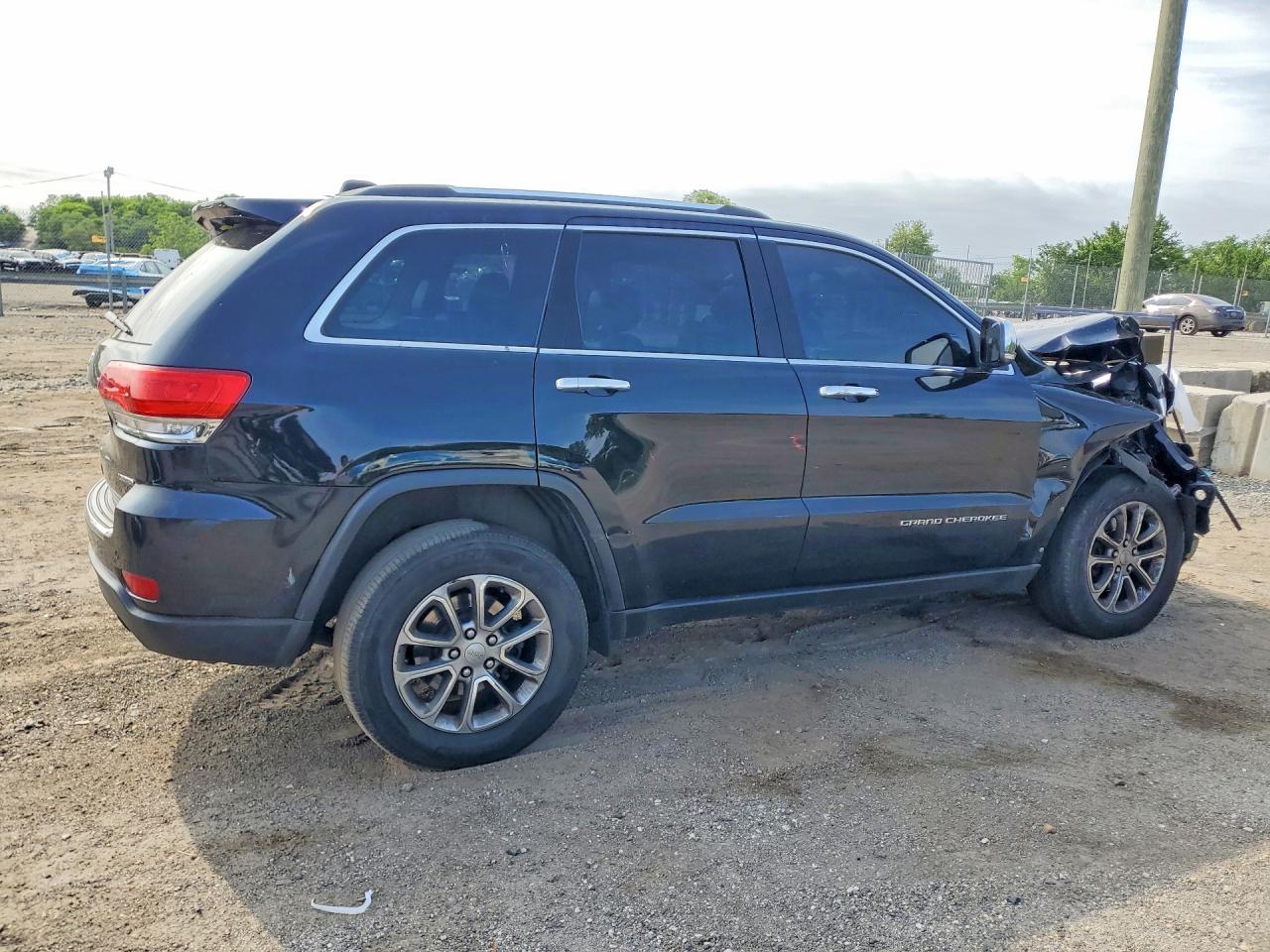 2015 Jeep Grand Cherokee Limited Black vin: 1C4RJFBGXFC903121