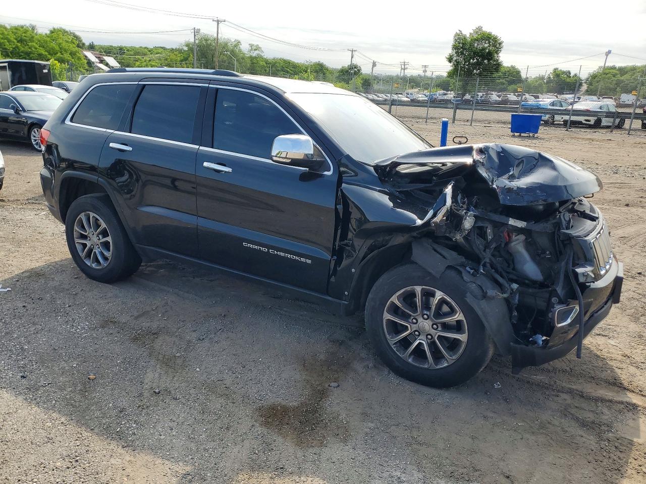 2015 Jeep Grand Cherokee Limited Black vin: 1C4RJFBGXFC903121