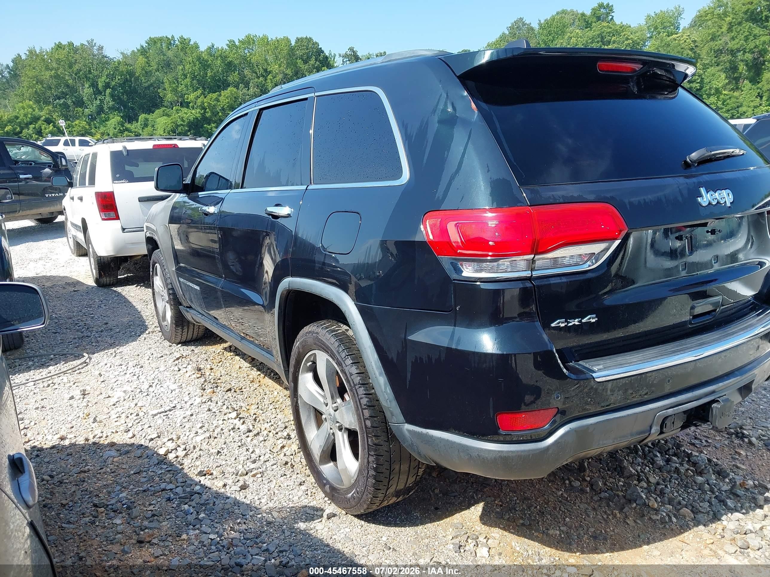 2015 Jeep Grand Cherokee Limited Black vin: 1C4RJFBGXFC905869
