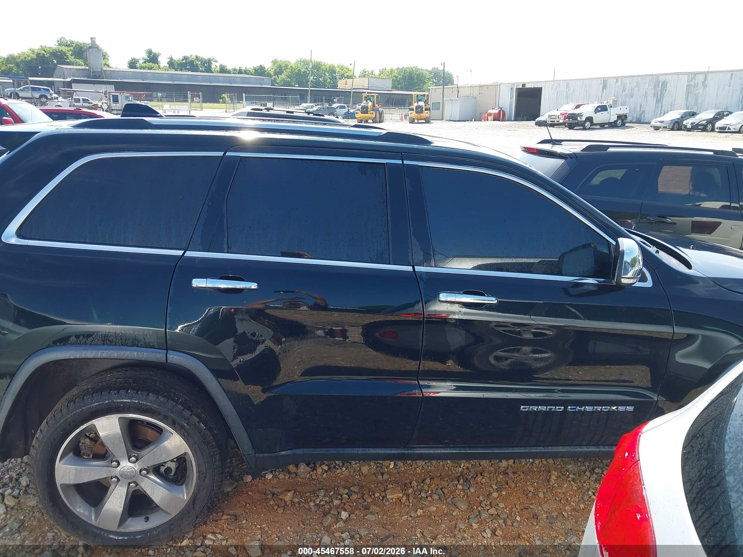 2015 Jeep Grand Cherokee Limited Black vin: 1C4RJFBGXFC905869