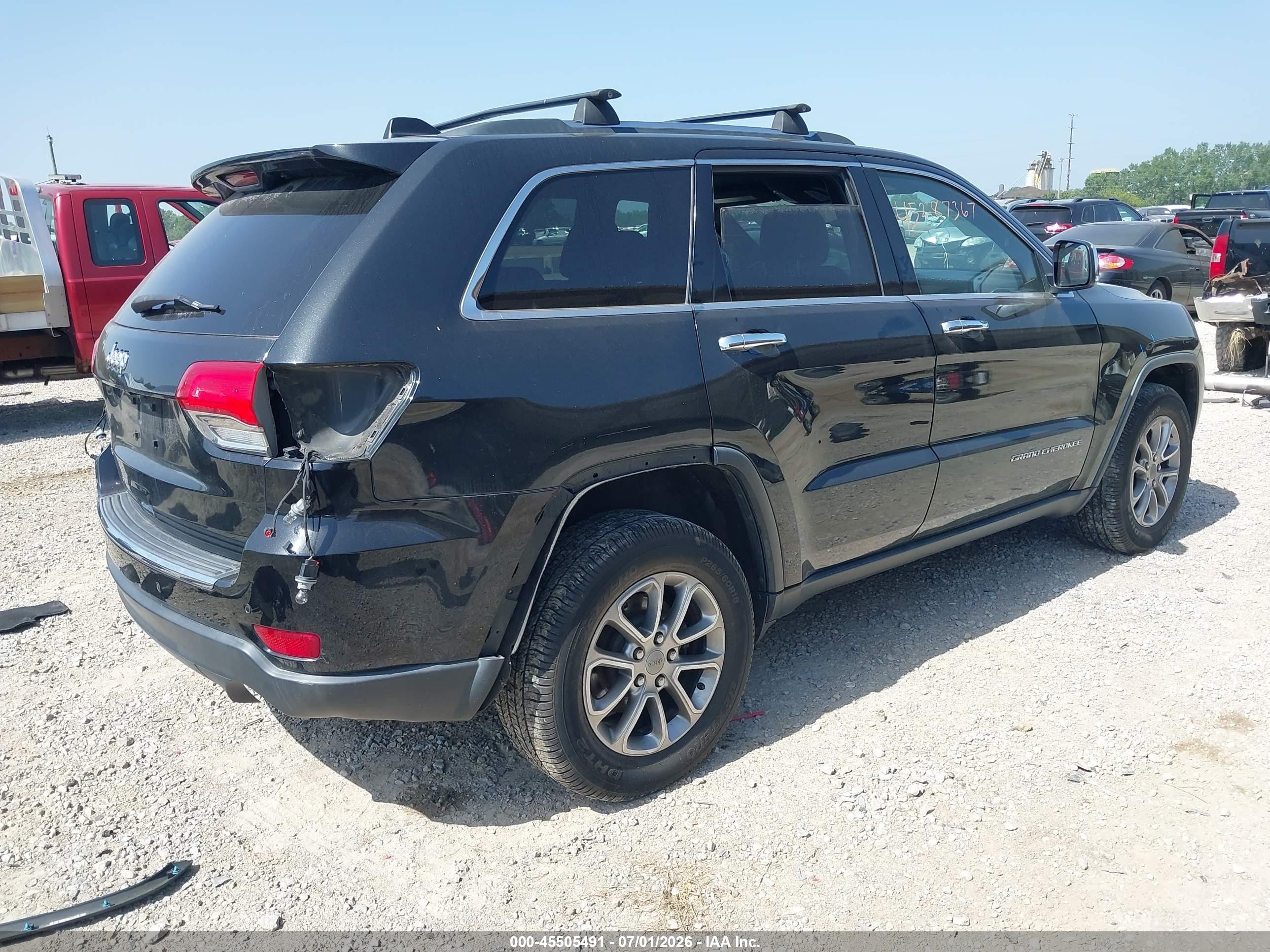 2015 Jeep Grand Cherokee Limited Черный vin: 1C4RJFBGXFC912949