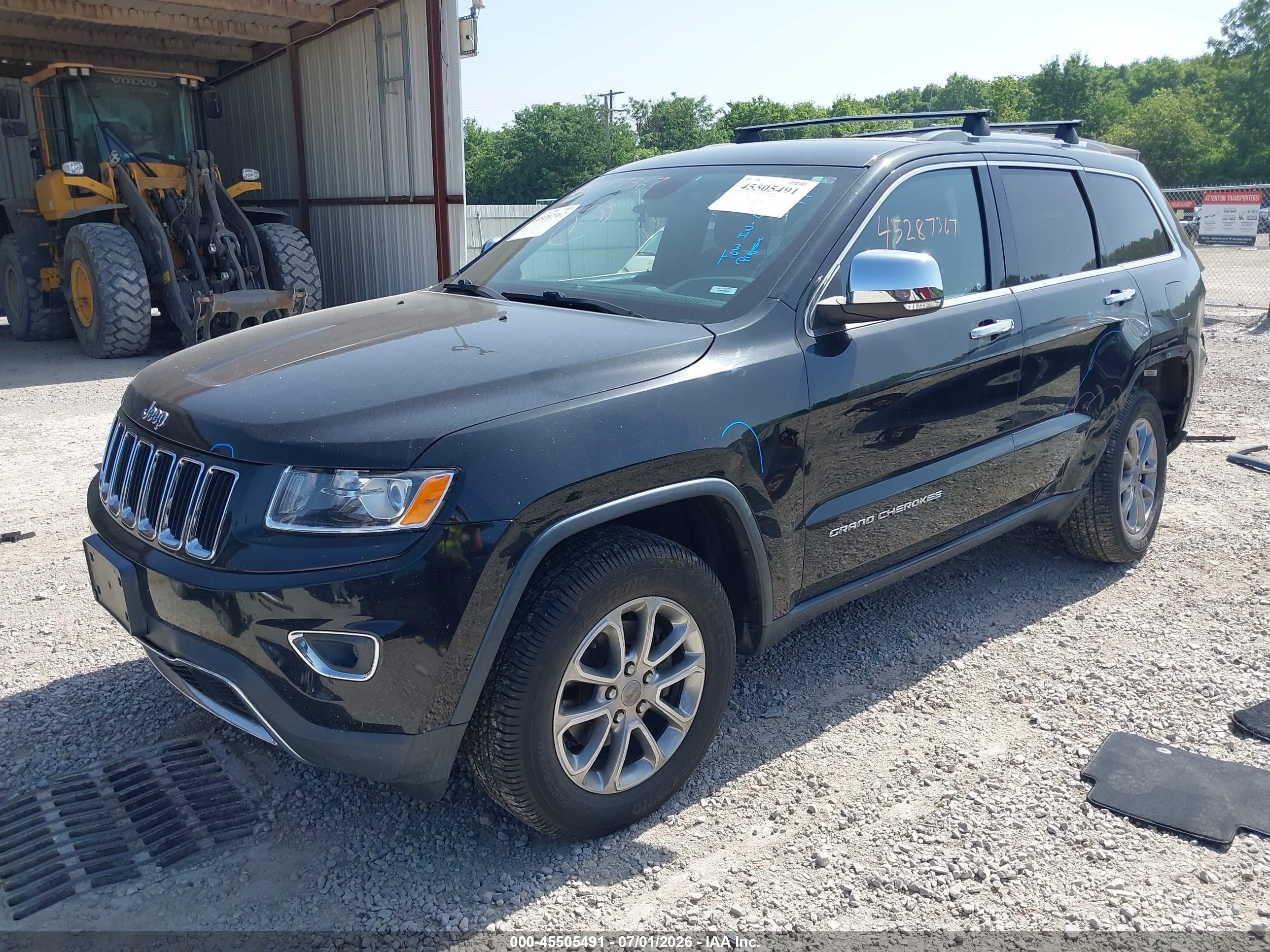 2015 Jeep Grand Cherokee Limited Черный vin: 1C4RJFBGXFC912949
