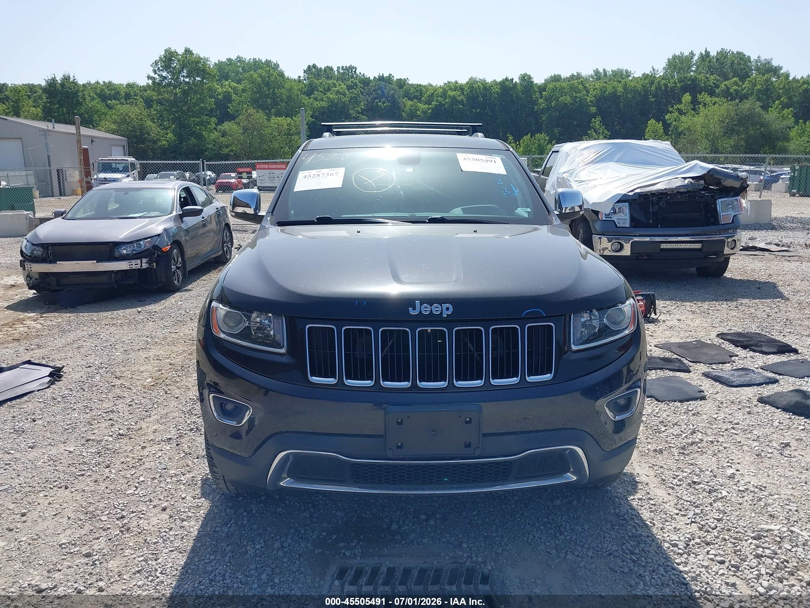 2015 Jeep Grand Cherokee Limited Черный vin: 1C4RJFBGXFC912949