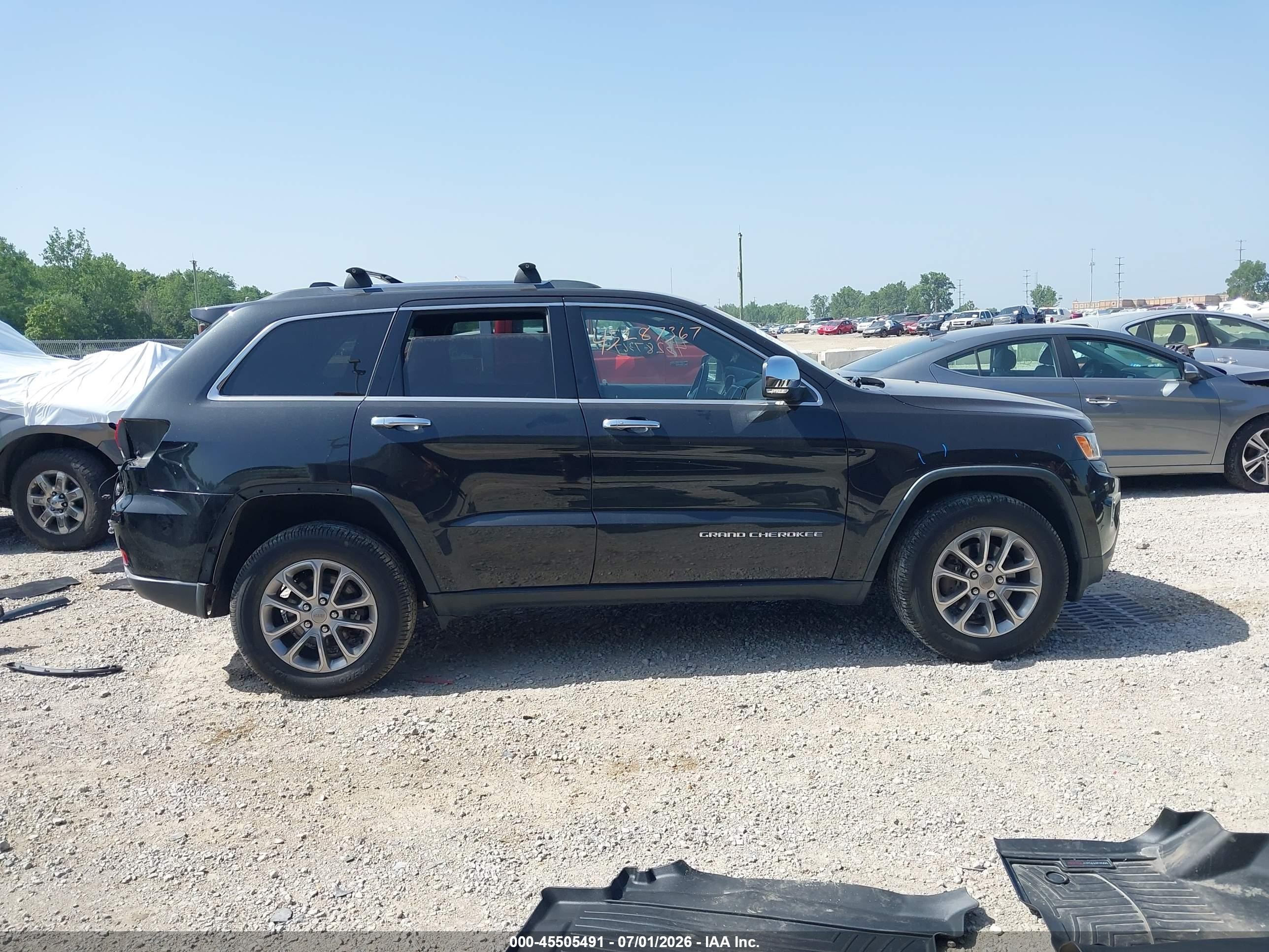 2015 Jeep Grand Cherokee Limited Черный vin: 1C4RJFBGXFC912949
