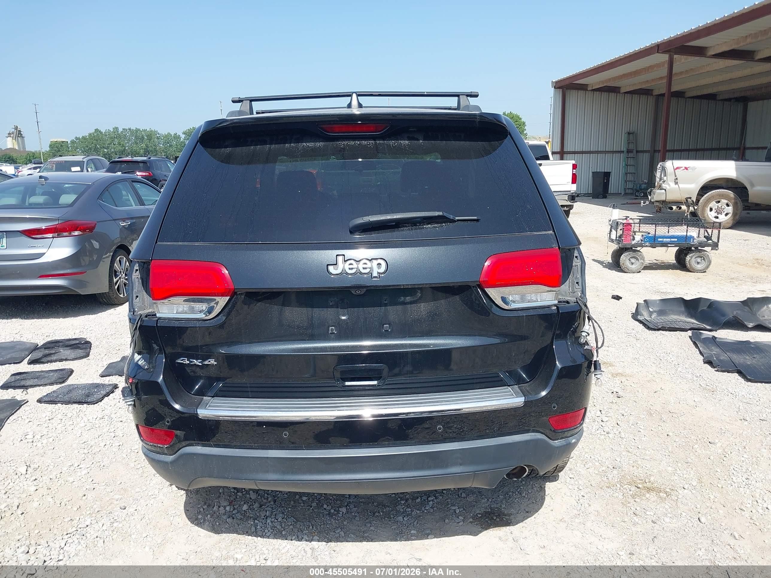 2015 Jeep Grand Cherokee Limited Черный vin: 1C4RJFBGXFC912949