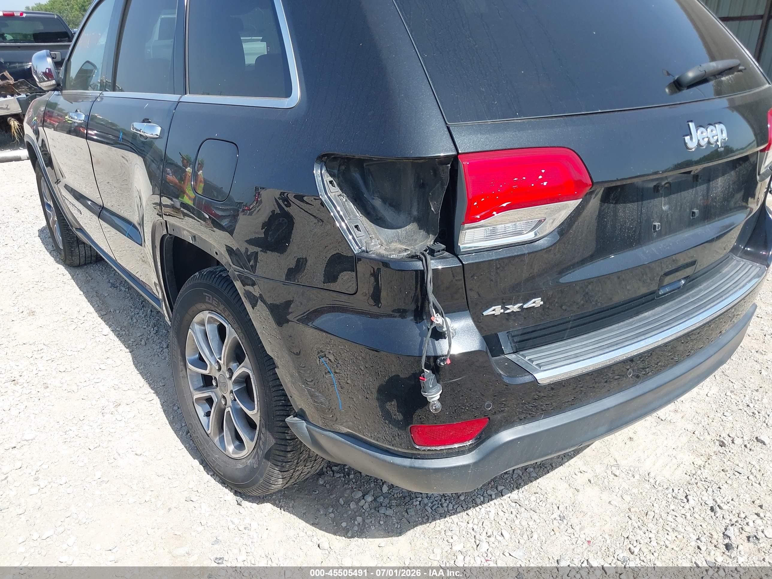 2015 Jeep Grand Cherokee Limited Черный vin: 1C4RJFBGXFC912949