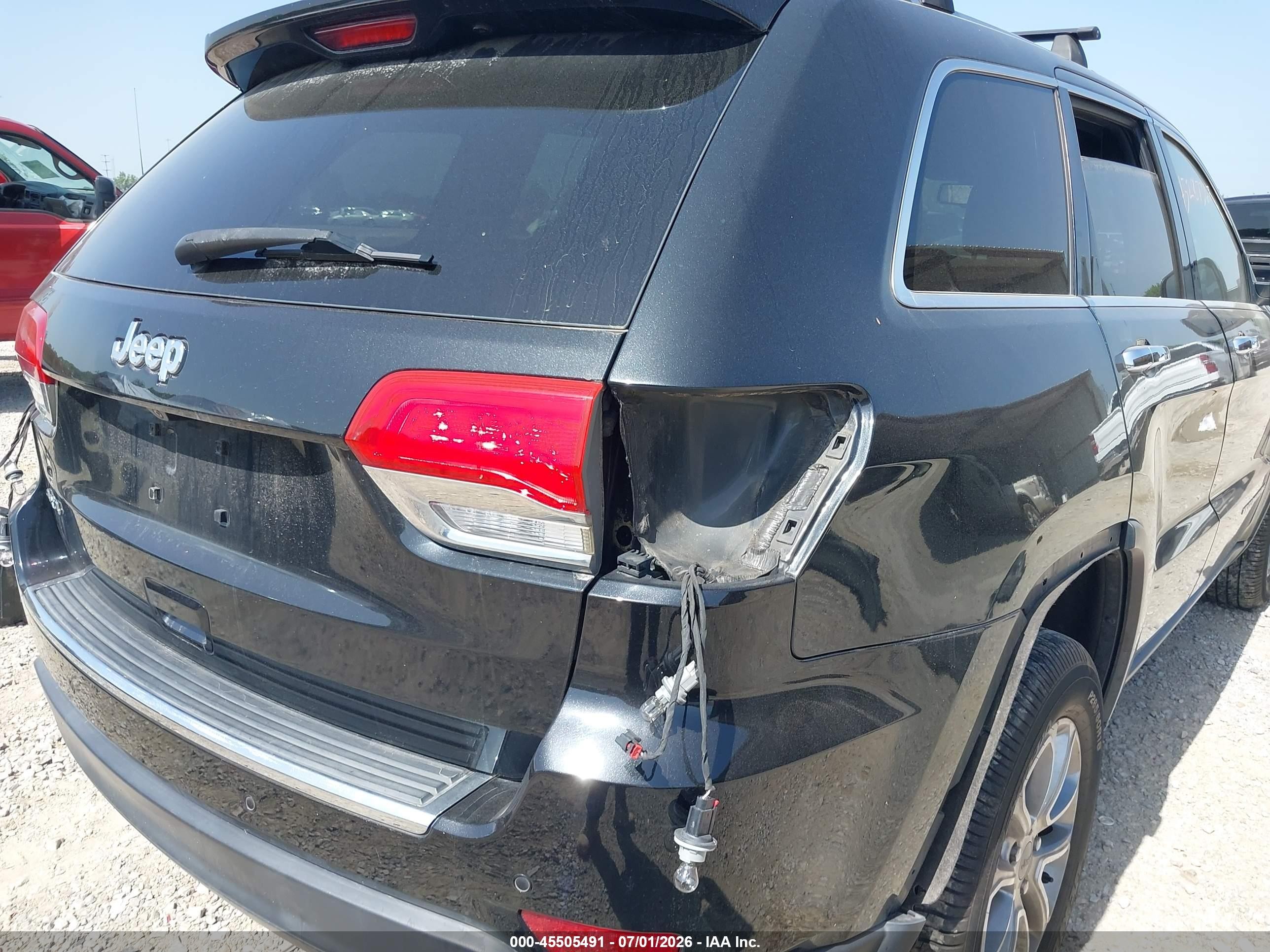 2015 Jeep Grand Cherokee Limited Черный vin: 1C4RJFBGXFC912949
