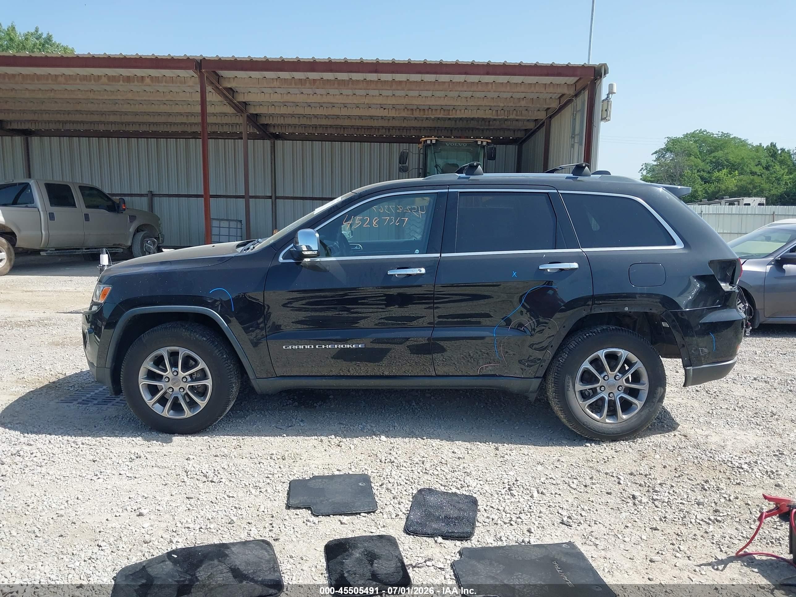 2015 Jeep Grand Cherokee Limited Черный vin: 1C4RJFBGXFC912949