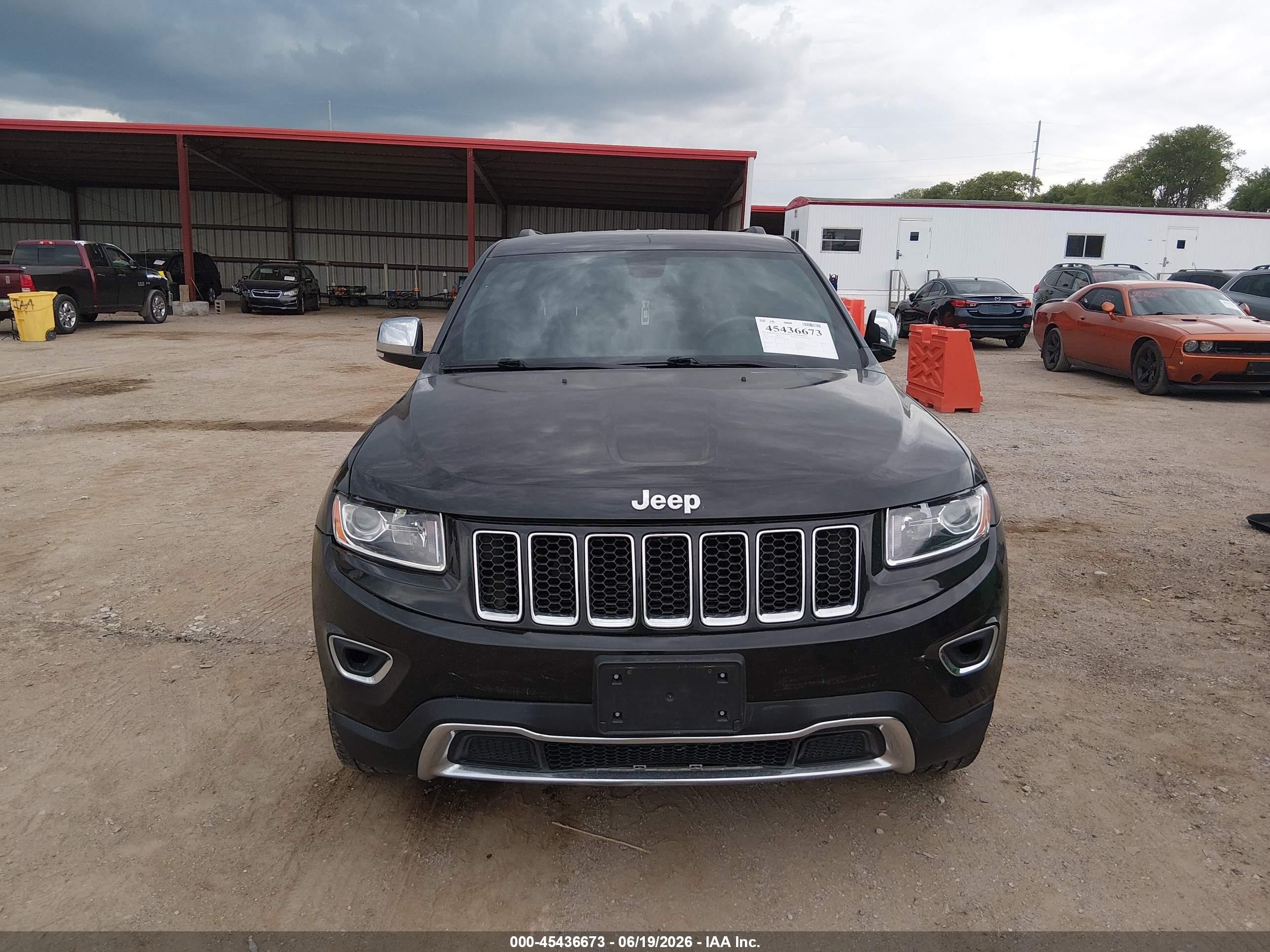 2015 Jeep Grand Cherokee Limited Black vin: 1C4RJFBGXFC913759