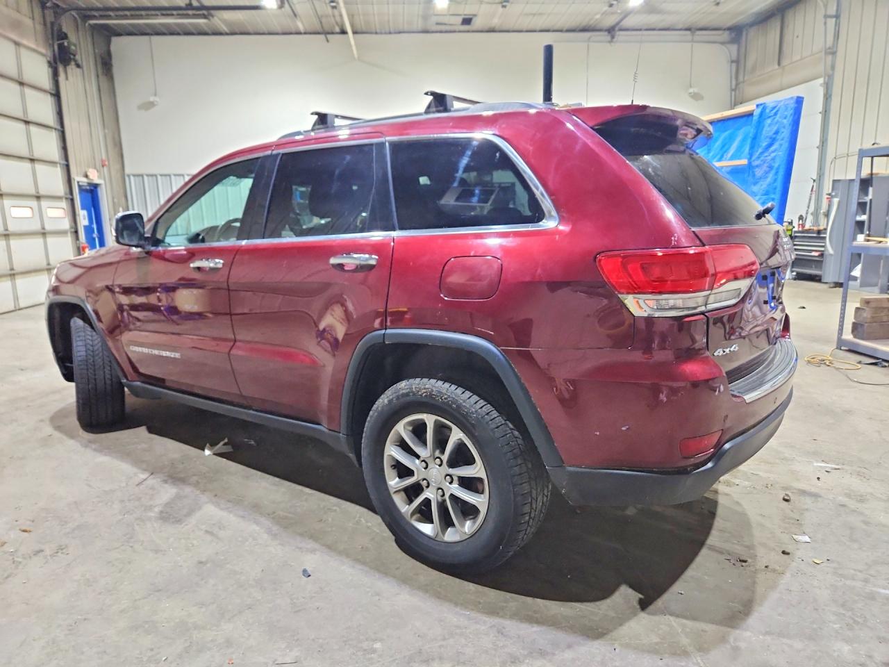 2016 Jeep Grand Cherokee Limited Красный vin: 1C4RJFBGXGC422089