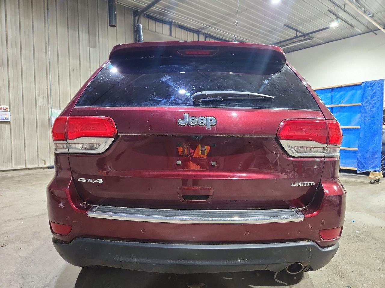 2016 Jeep Grand Cherokee Limited Красный vin: 1C4RJFBGXGC422089