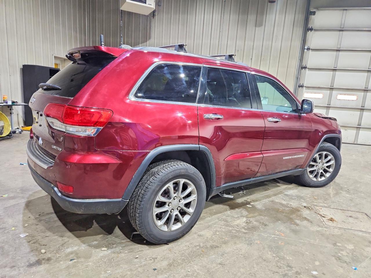 2016 Jeep Grand Cherokee Limited Красный vin: 1C4RJFBGXGC422089