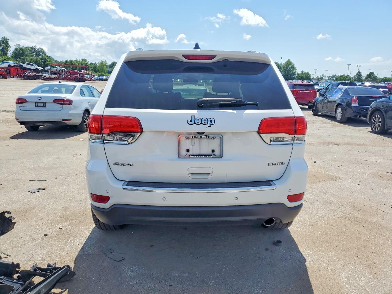 2018 Jeep Grand Cherokee Limited White vin: 1C4RJFBGXJC443922
