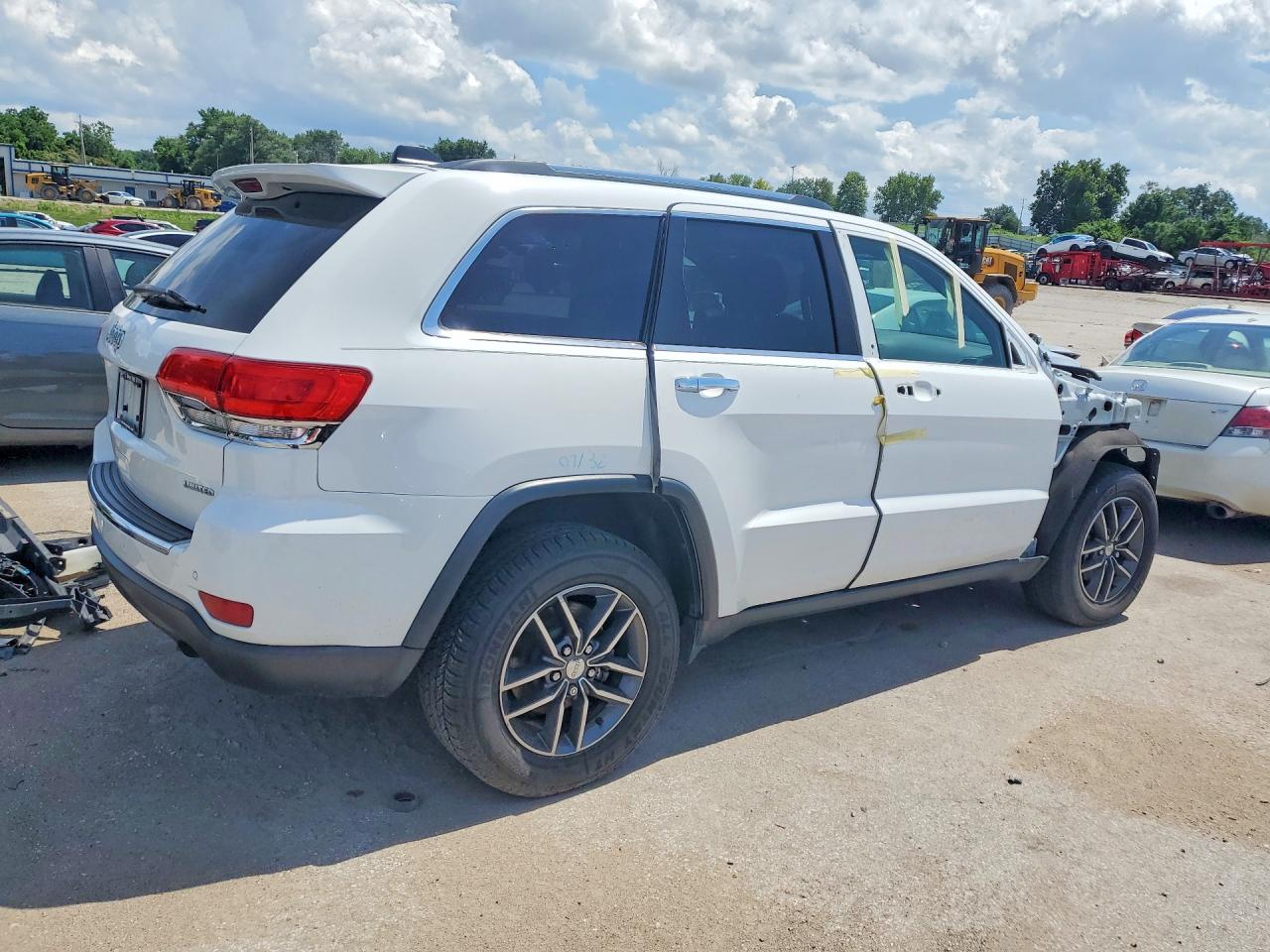 2018 Jeep Grand Cherokee Limited White vin: 1C4RJFBGXJC443922