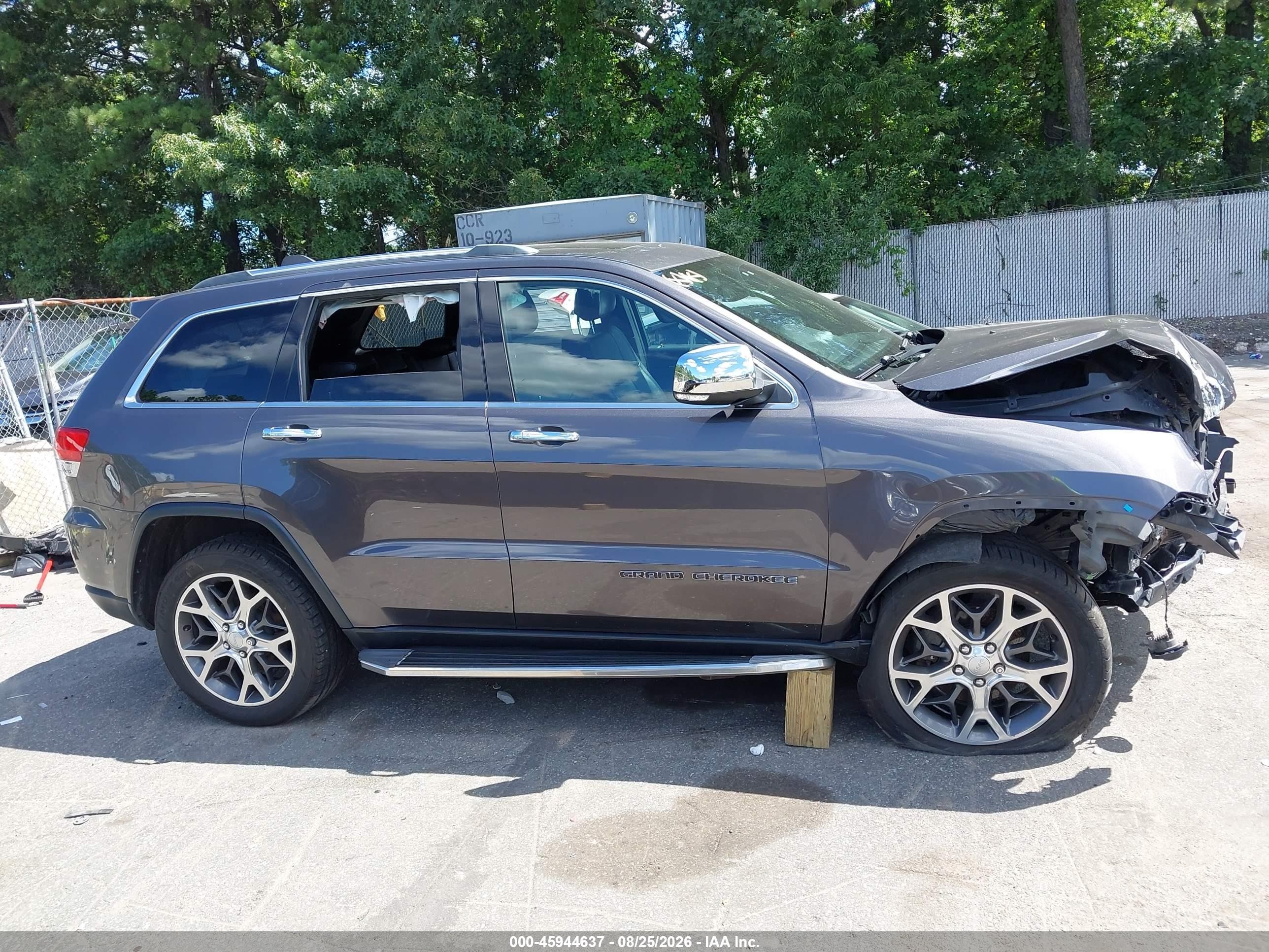 2019 Jeep Grand Cherokee Limited 4x4 Gray vin: 1C4RJFBGXKC579954