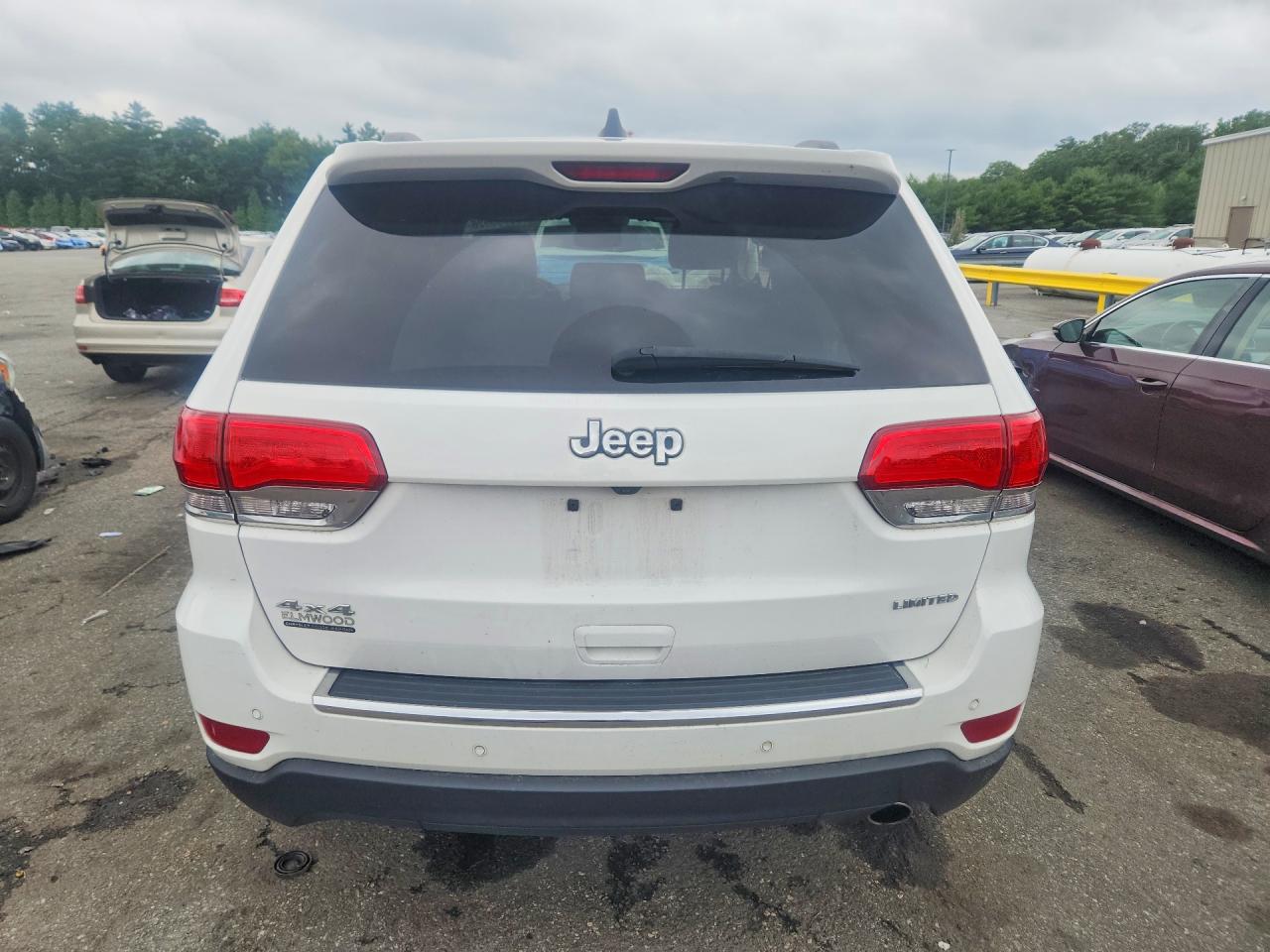 2019 Jeep Grand Cherokee Limited White vin: 1C4RJFBGXKC729500