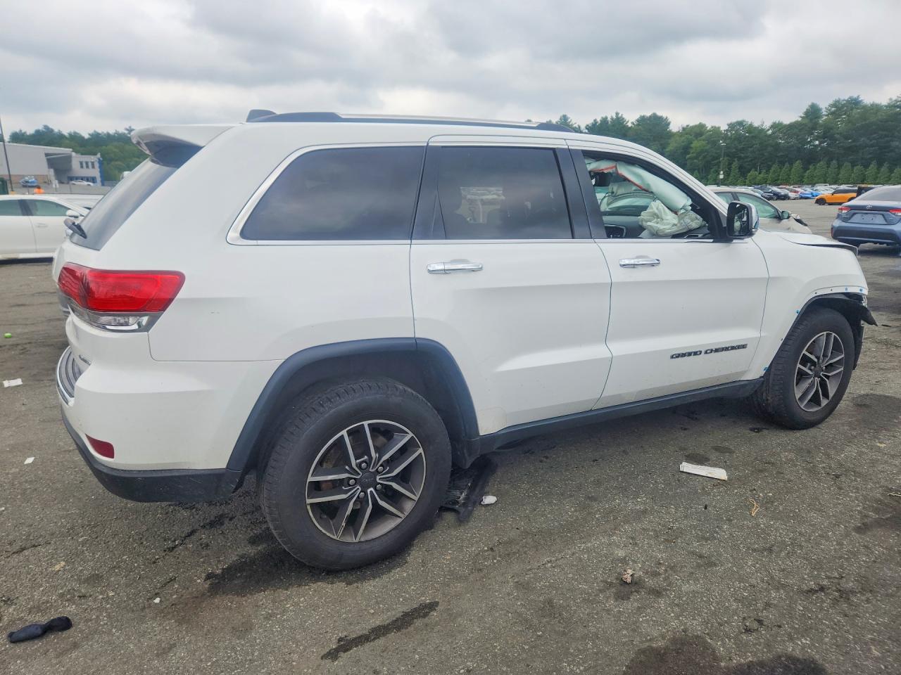 2019 Jeep Grand Cherokee Limited White vin: 1C4RJFBGXKC729500