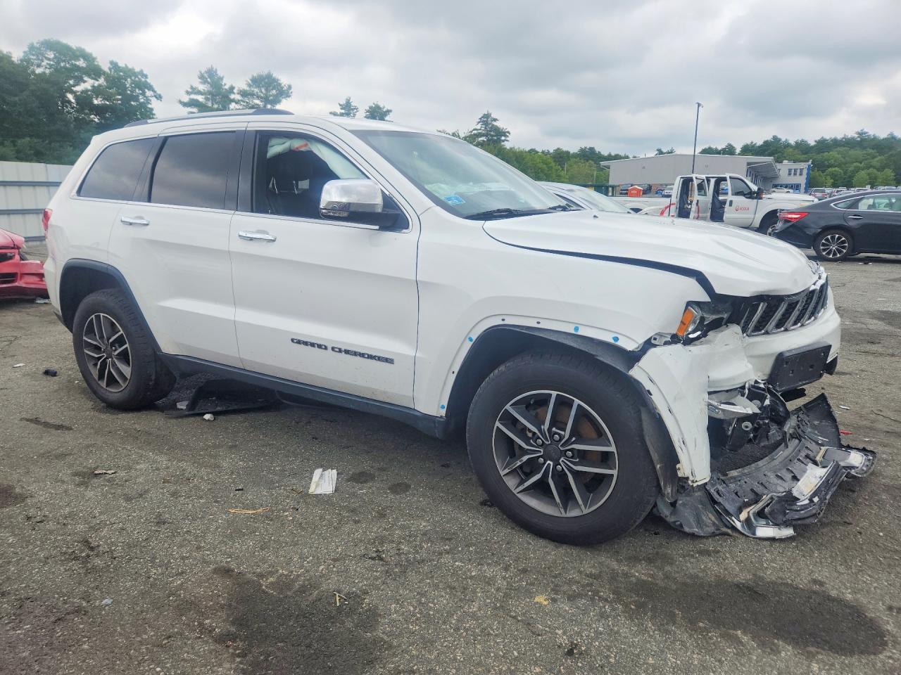 2019 Jeep Grand Cherokee Limited White vin: 1C4RJFBGXKC729500