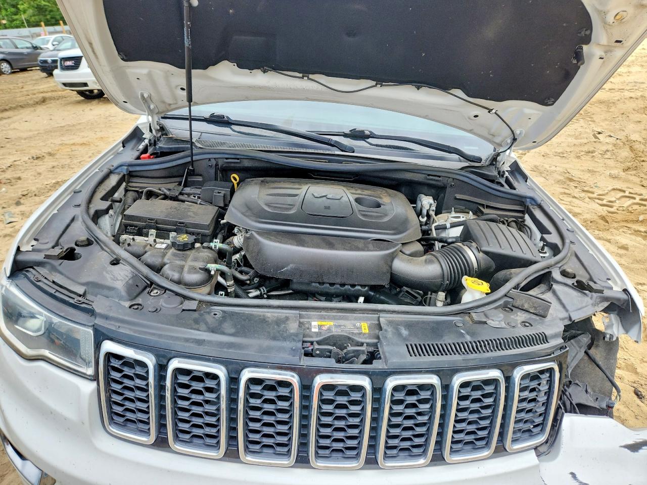 2021 Jeep Grand Cherokee Limited Белый vin: 1C4RJFBGXMC666238
